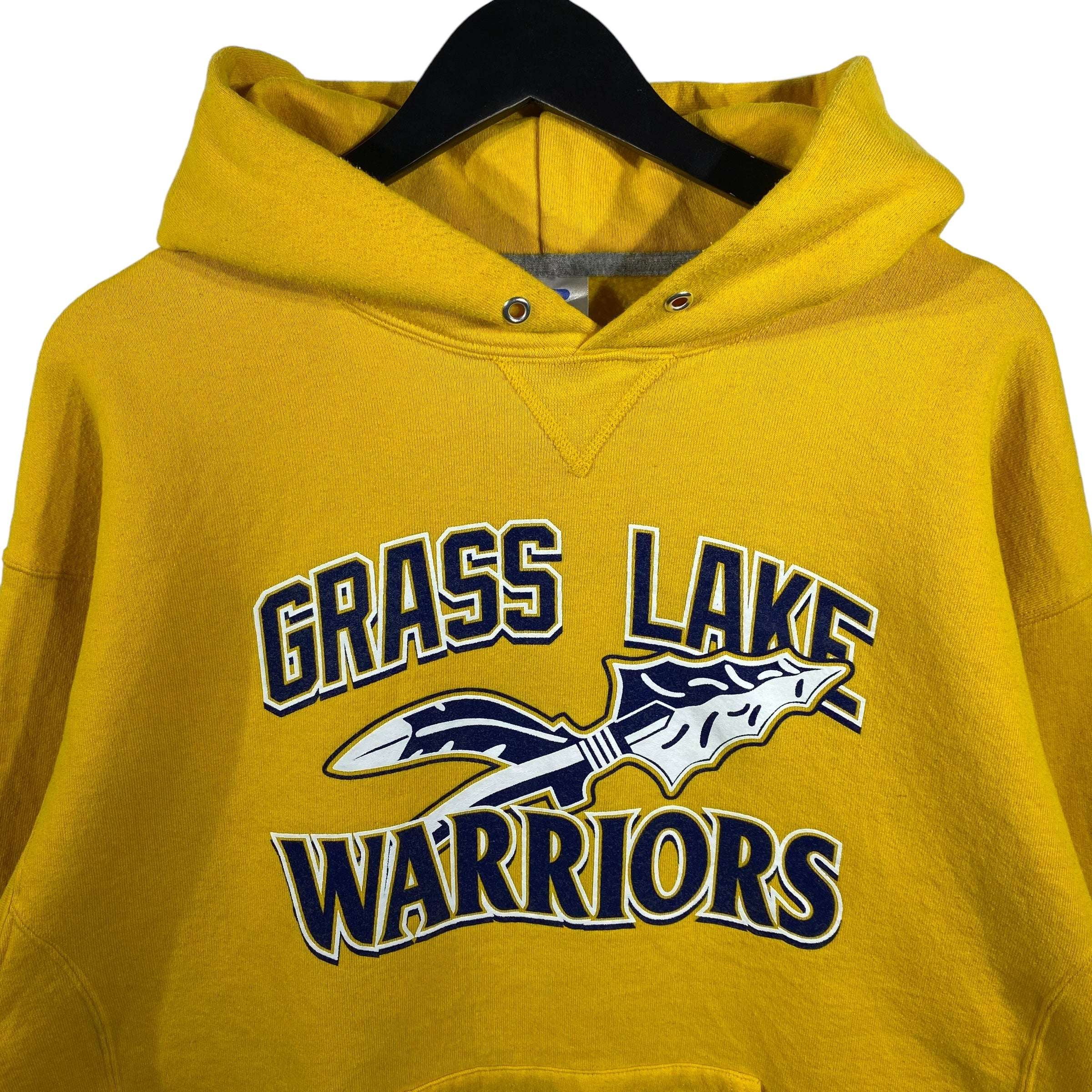 Collection of Russell Athletic Grass Lake Warriors Hoodie in a gallery layout