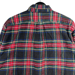 Collection of Lands End Long Sleeve Plaid Flannel in a gallery layout