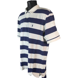 Collection of Polo Ralph Lauren Logo Stripe Short Sleeve Polo in a gallery layout