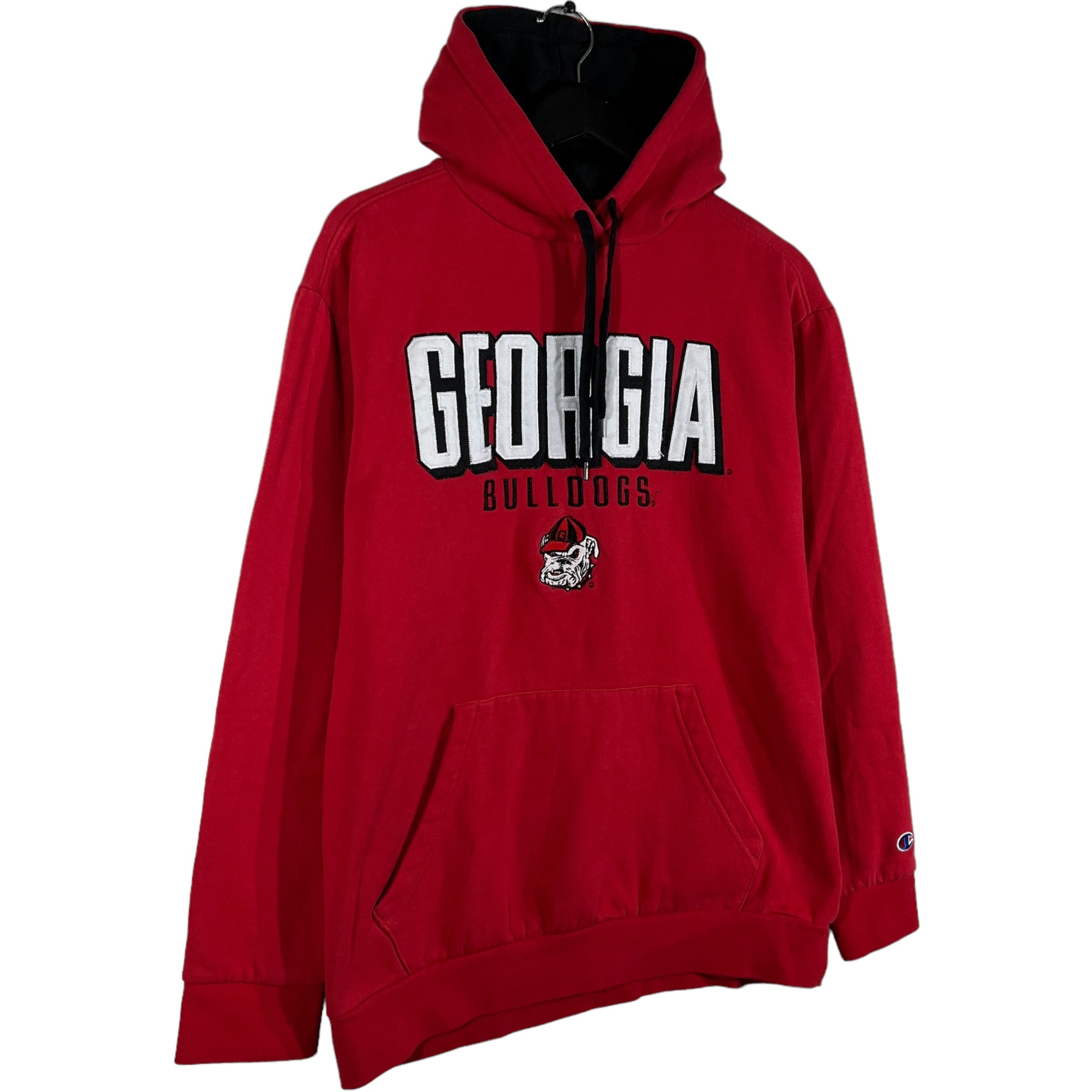 Collection of Champion University Of Georgia Bulldogs Hoodie in a gallery layout