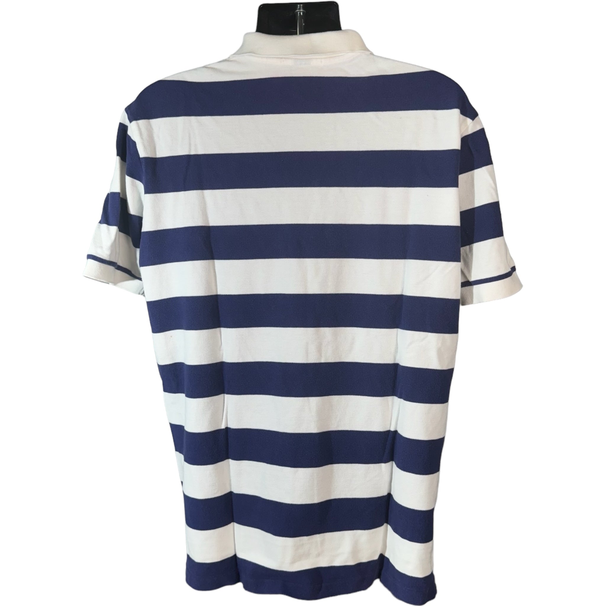 Collection of Polo Ralph Lauren Logo Stripe Short Sleeve Polo in a gallery layout