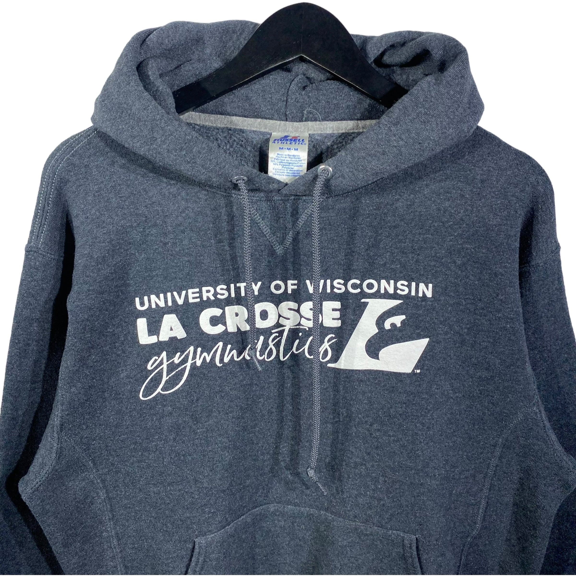 Collection of University Of Wisconsin LA Crosse Gymnastics Hoodie in a gallery layout