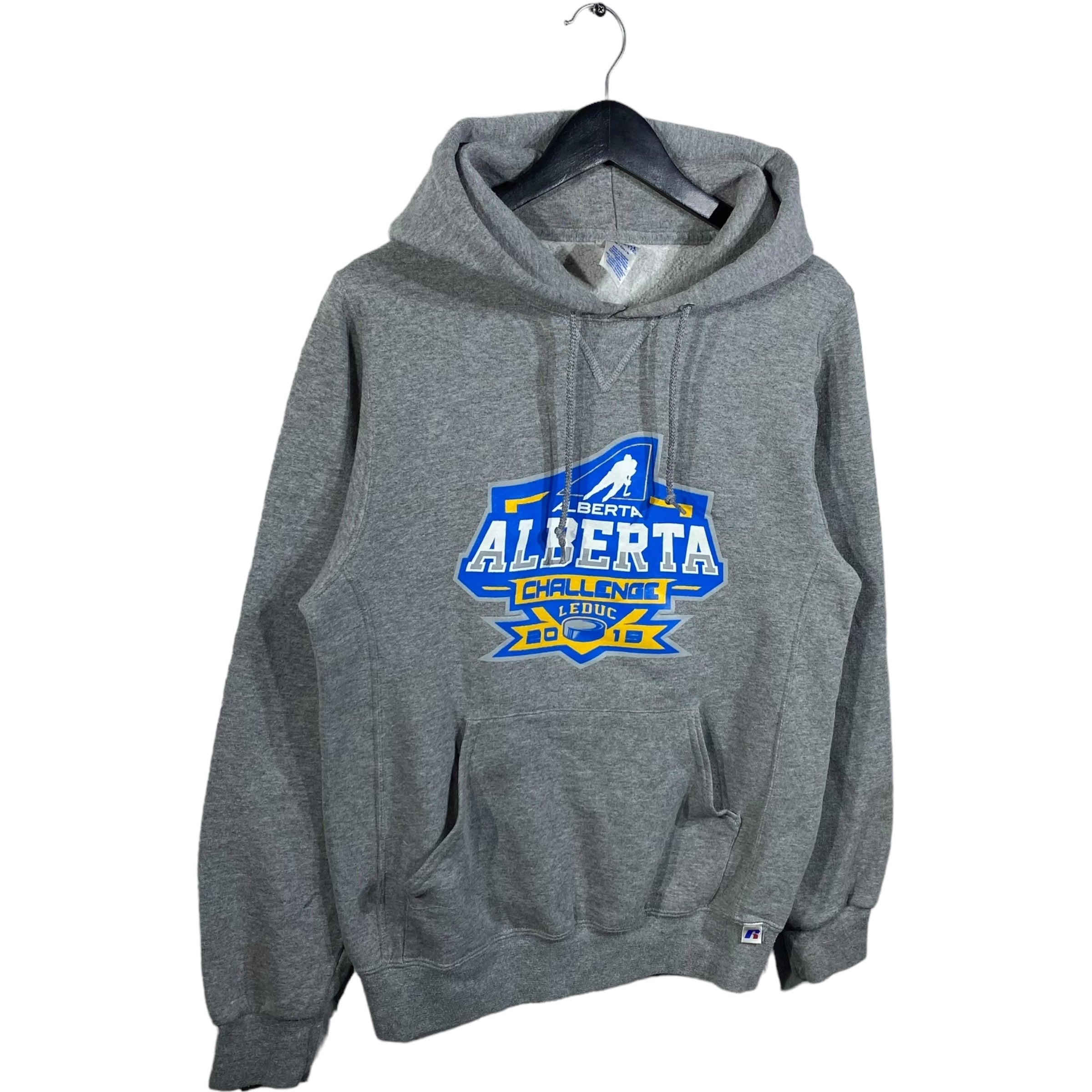 Collection of Russell Athletic Alberta Challenge Hockey Hoodie in a gallery layout