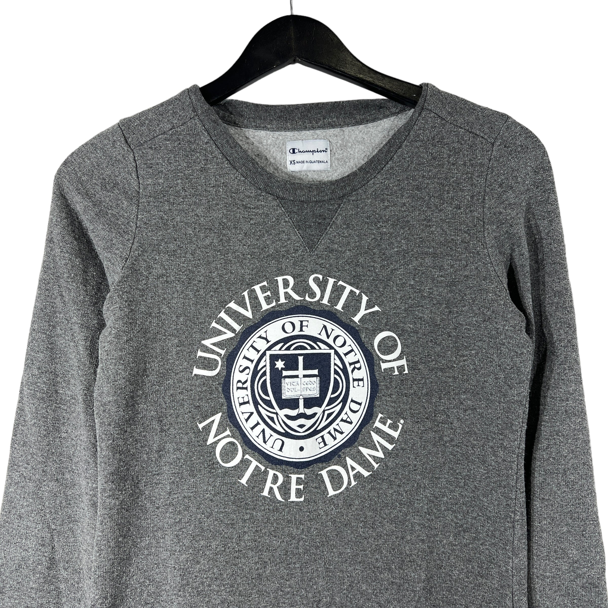 Collection of Champion University Of Norte Dame Crewneck in a gallery layout