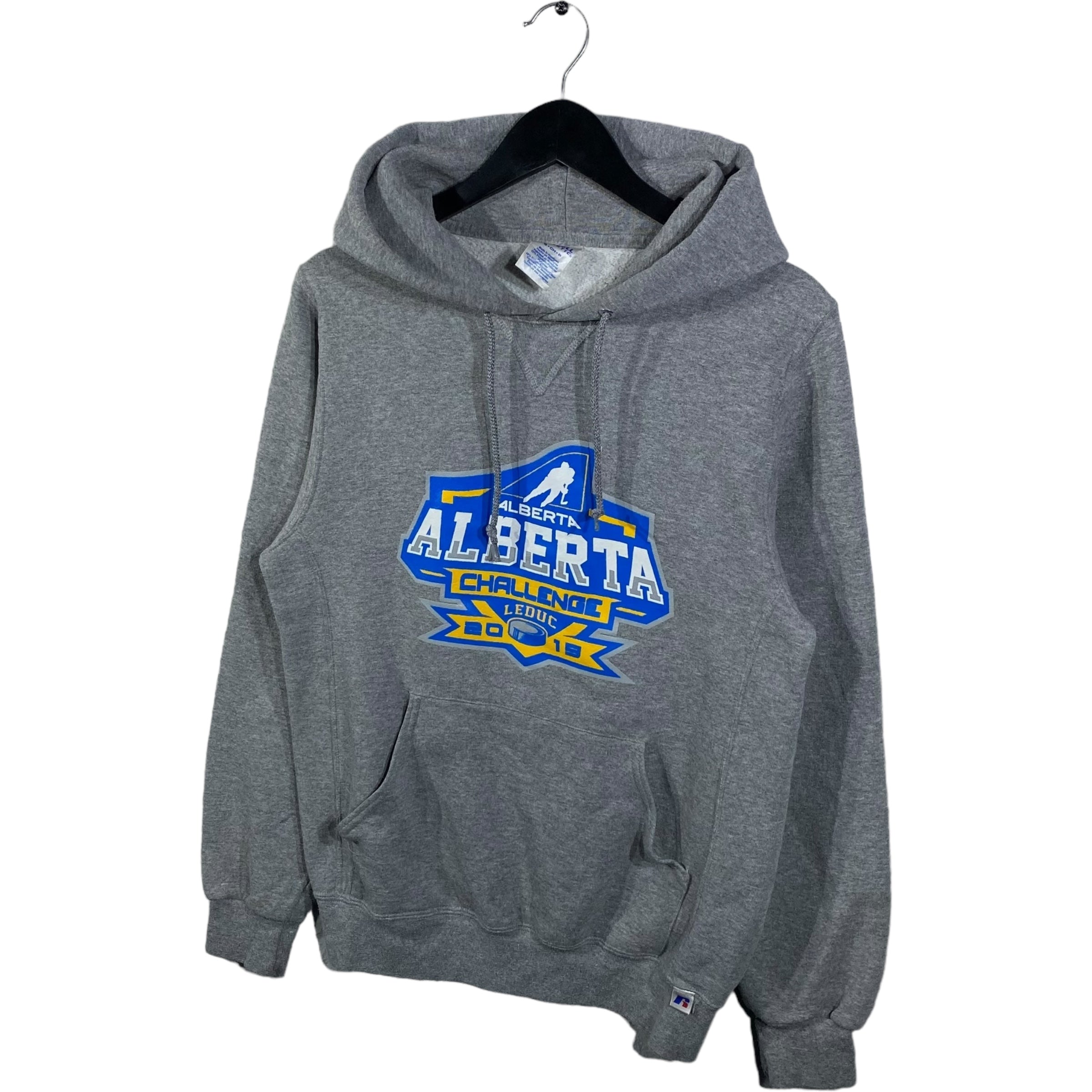 Collection of Russell Athletic Alberta Challenge Hockey Hoodie in a gallery layout