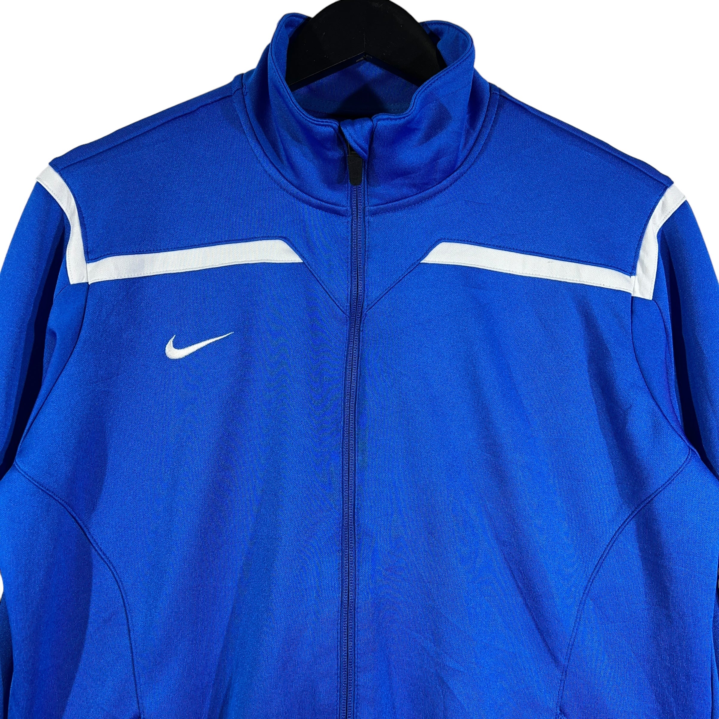 Collection of Nike Full Zip Track Embroidered Jacket in a gallery layout