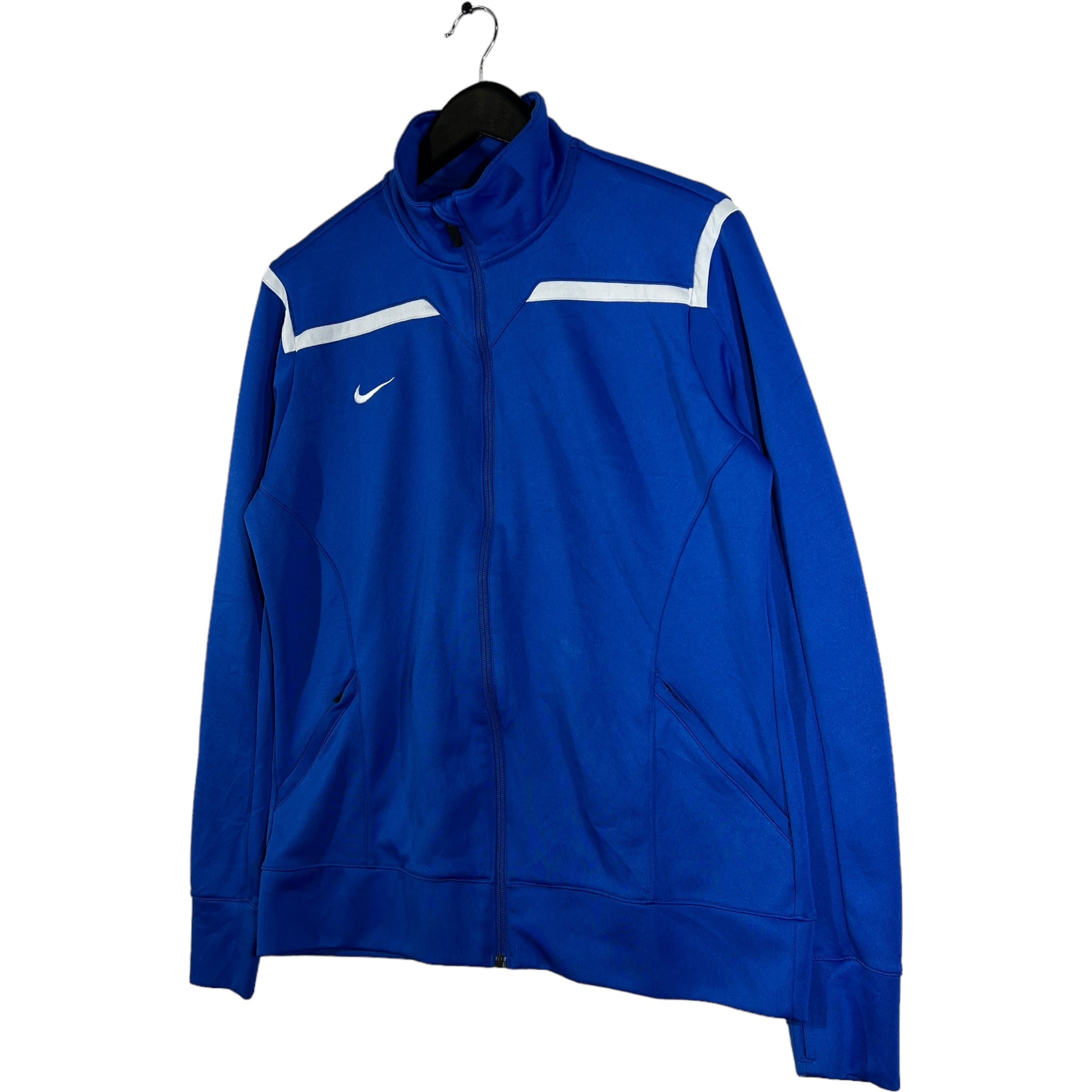 Collection of Nike Full Zip Track Embroidered Jacket in a gallery layout