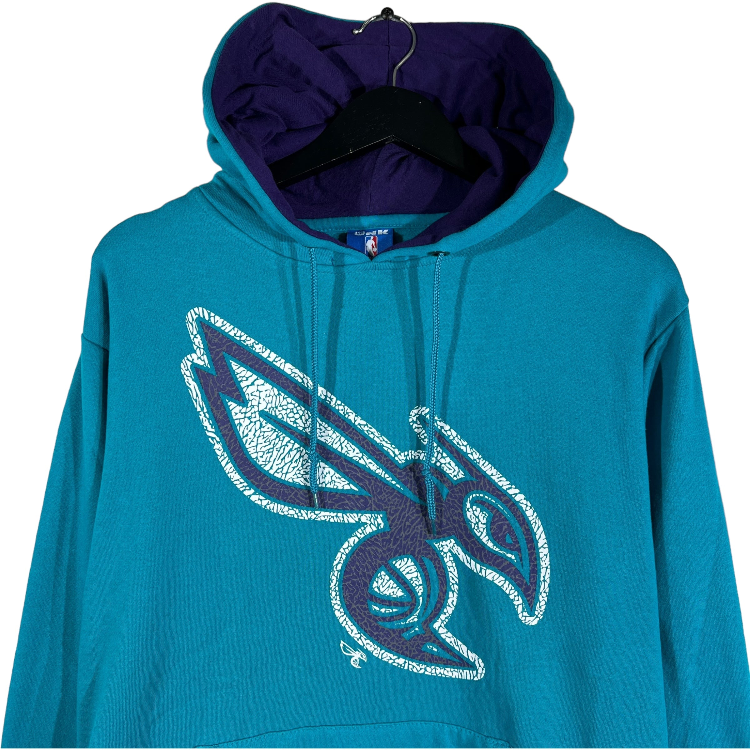 Collection of Charlotte Hornets Logo Hoodie in a gallery layout