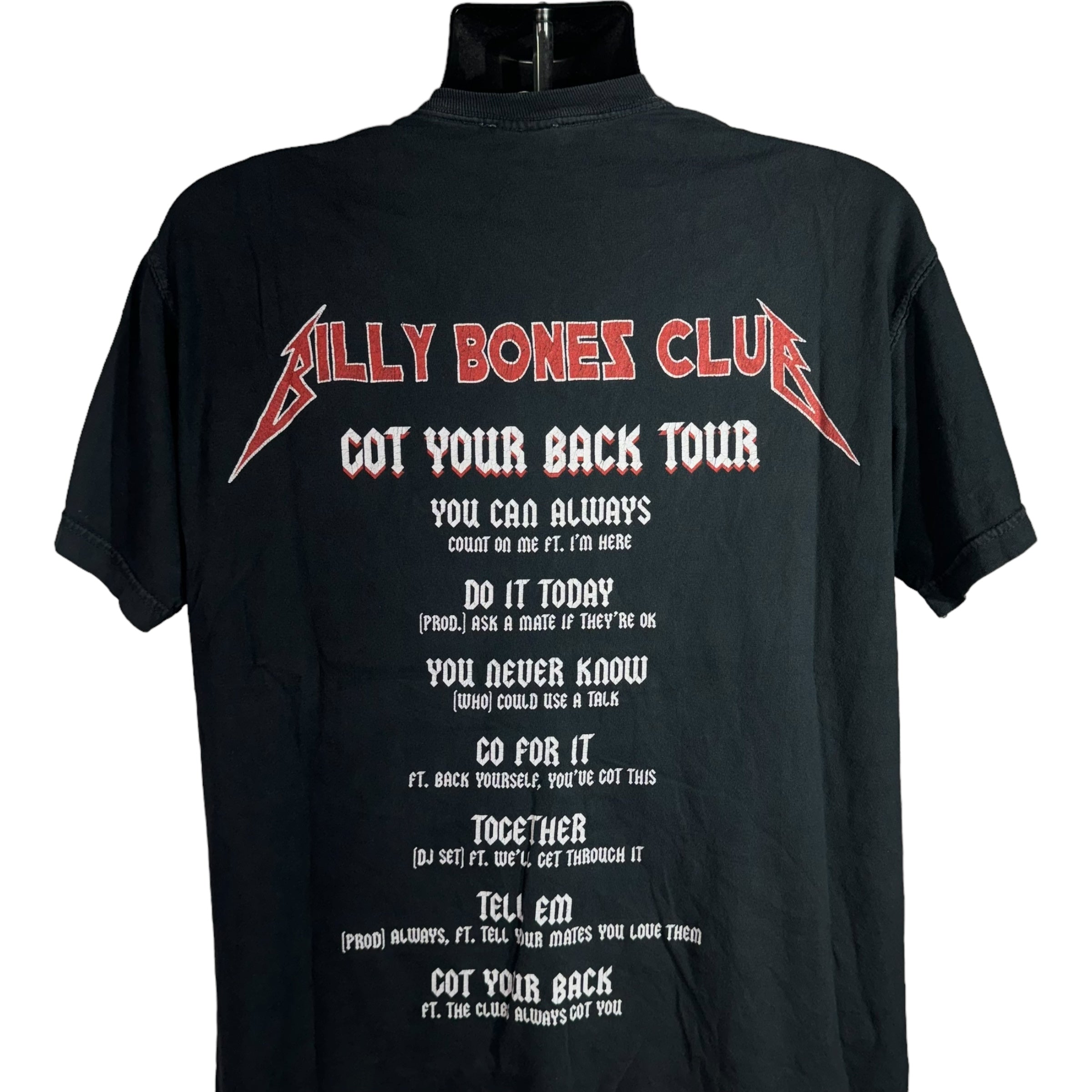 Collection of Billy Bones Club Got Your Back Tour Tee in a gallery layout