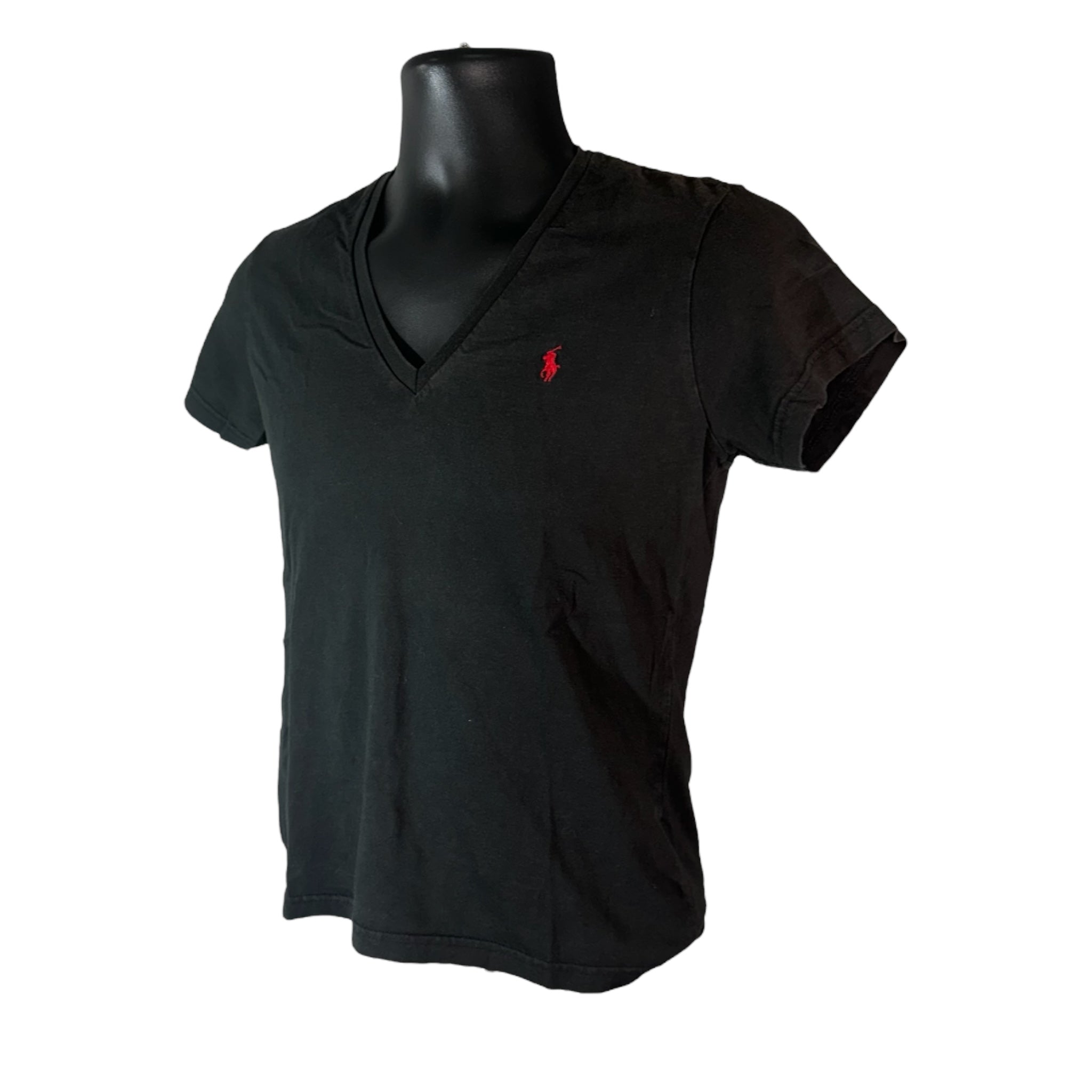 Collection of Polo Ralph Lauren Logo V-Neck Tee in a gallery layout