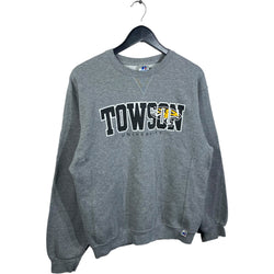 Collection of Russell Athletic Towson University Crewneck in a gallery layout