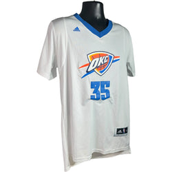 Collection of NBA Oklahoma City Thunder #35 Kevin Durant Jersey in a gallery layout