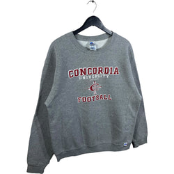 Collection of Russell Athletic Concordia University Football Crewneck in a gallery layout