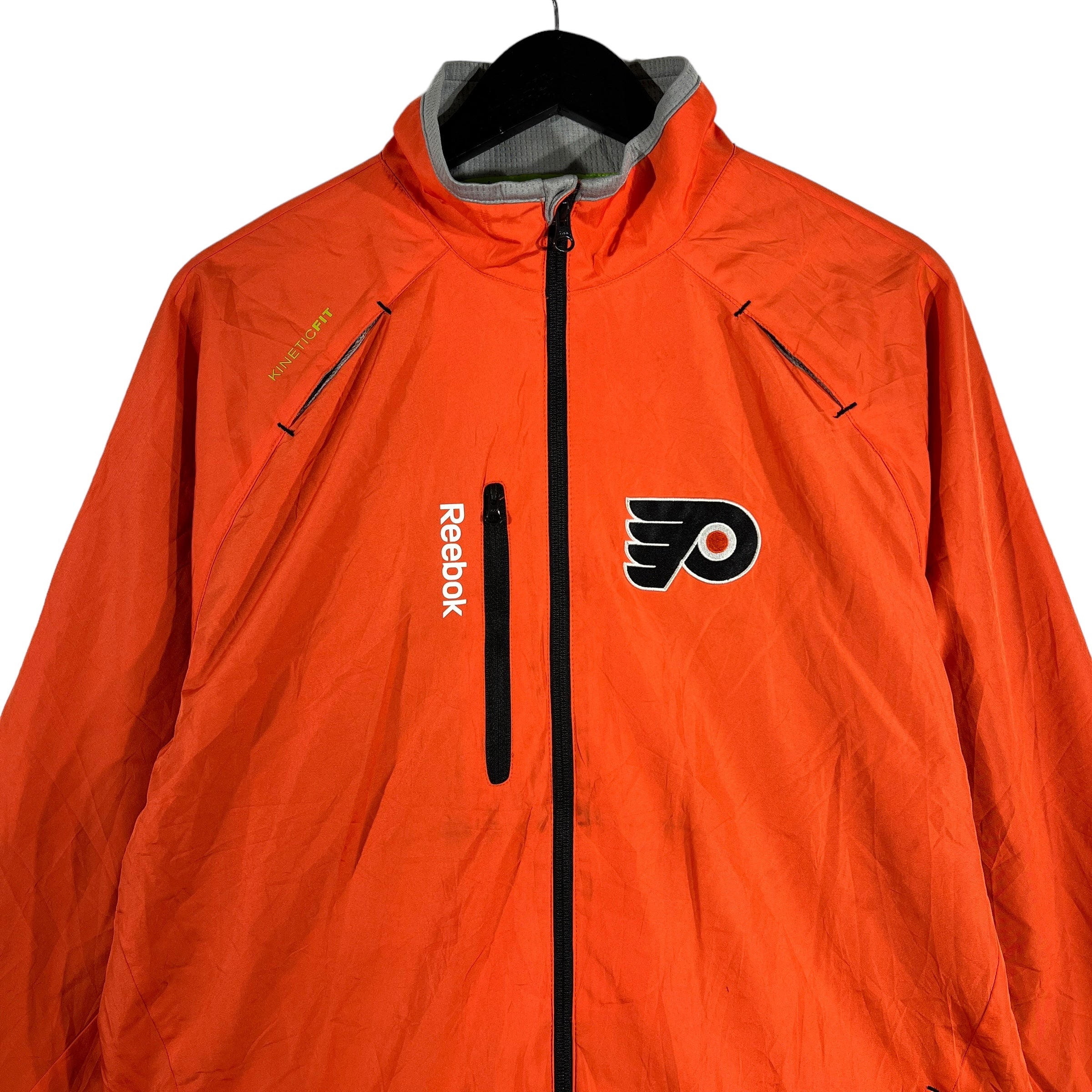 Collection of Vintage NHL Flyers Zip Up Jacket in a gallery layout