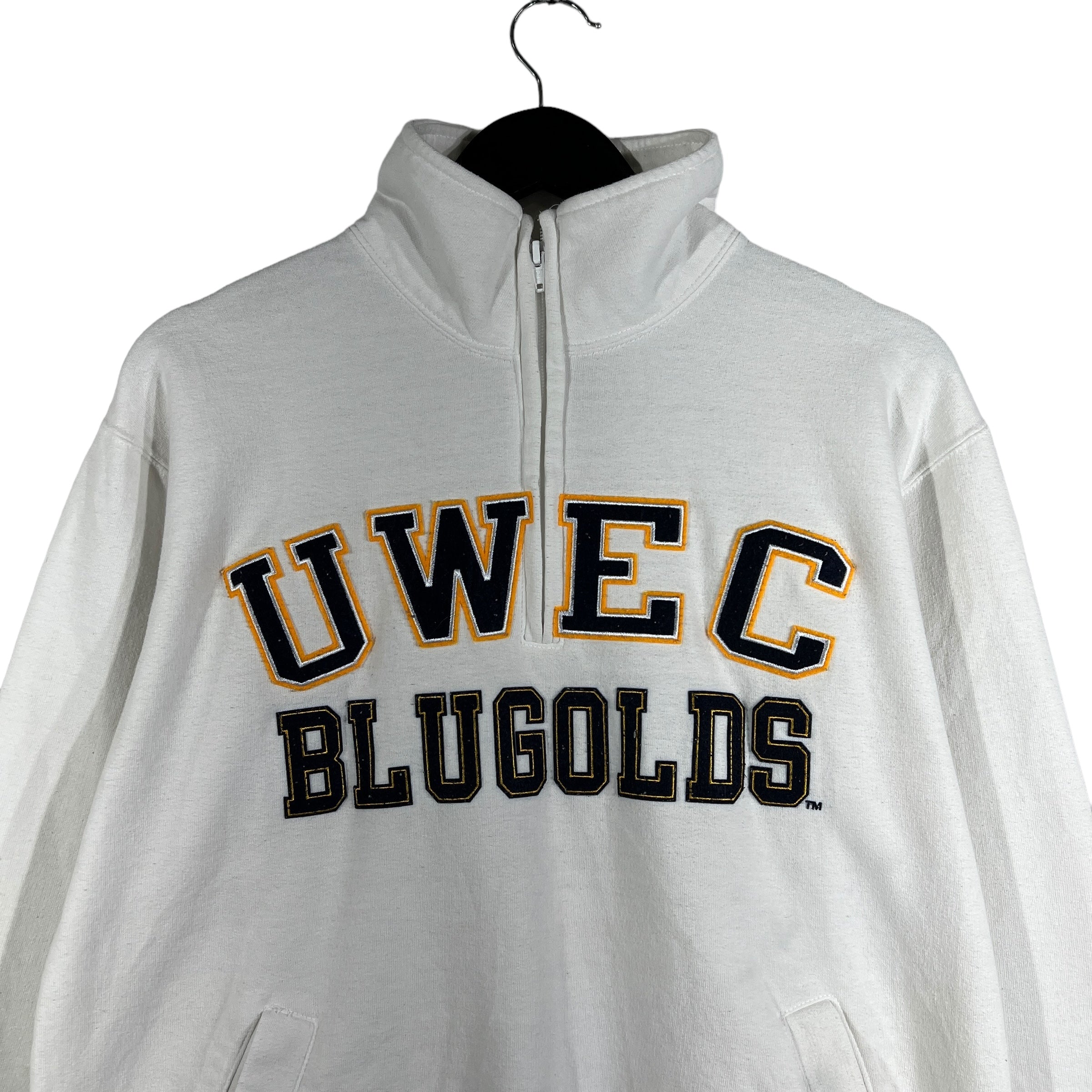 Collection of UWEC Blugolds 1/4 Zip Sweatshirt in a gallery layout