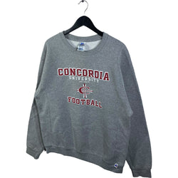 Collection of Russell Athletic Concordia University Football Crewneck in a gallery layout