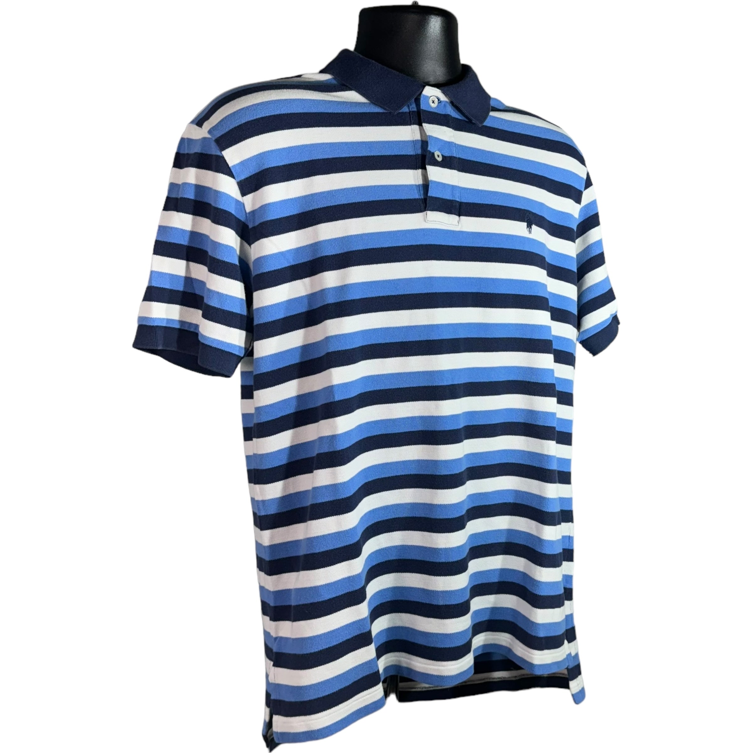 Collection of Polo Ralph Lauren Stripe Short Sleeve Polo in a gallery layout