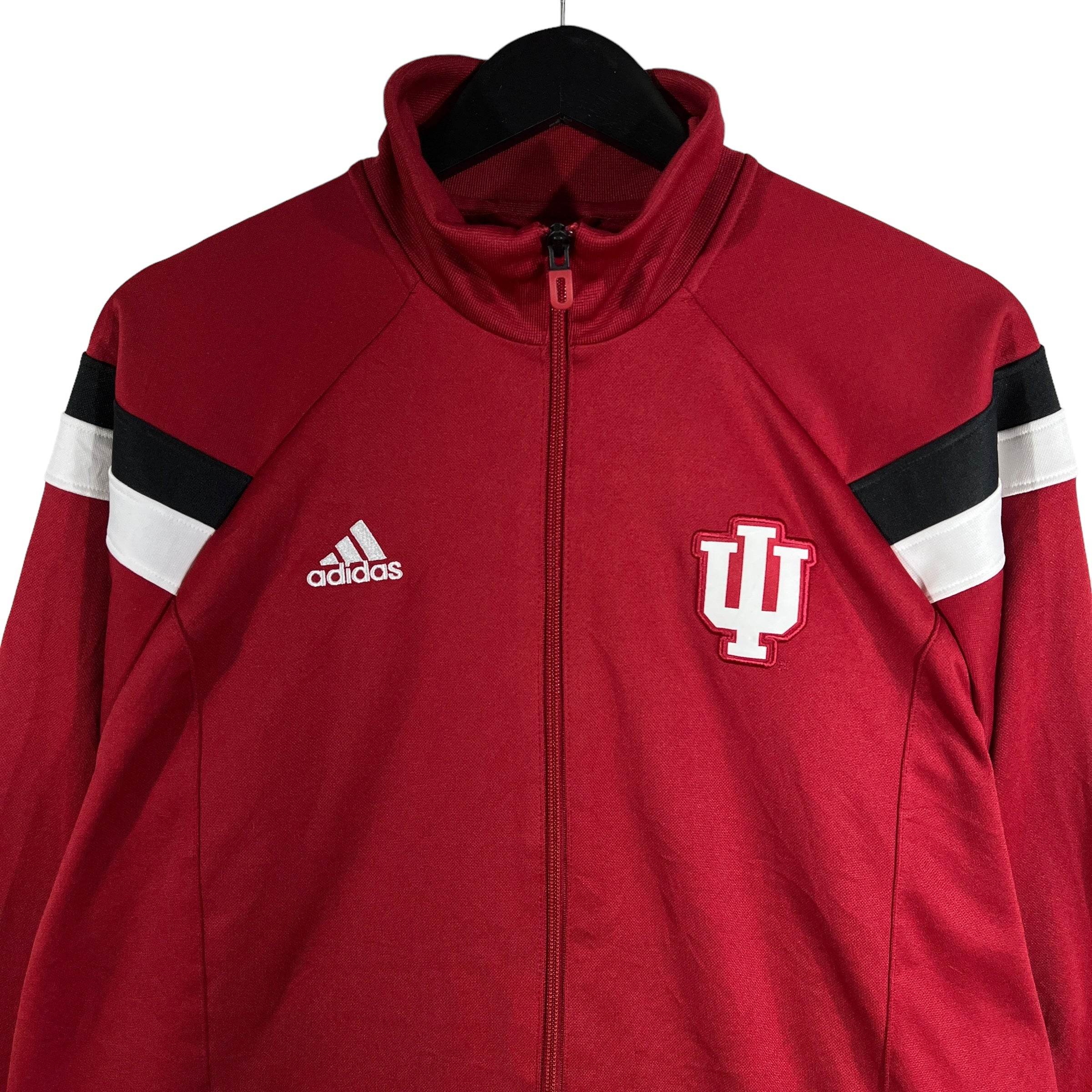 Collection of Adidas University Of Oklahoma Sooners Full Zip Track Jacket in a gallery layout