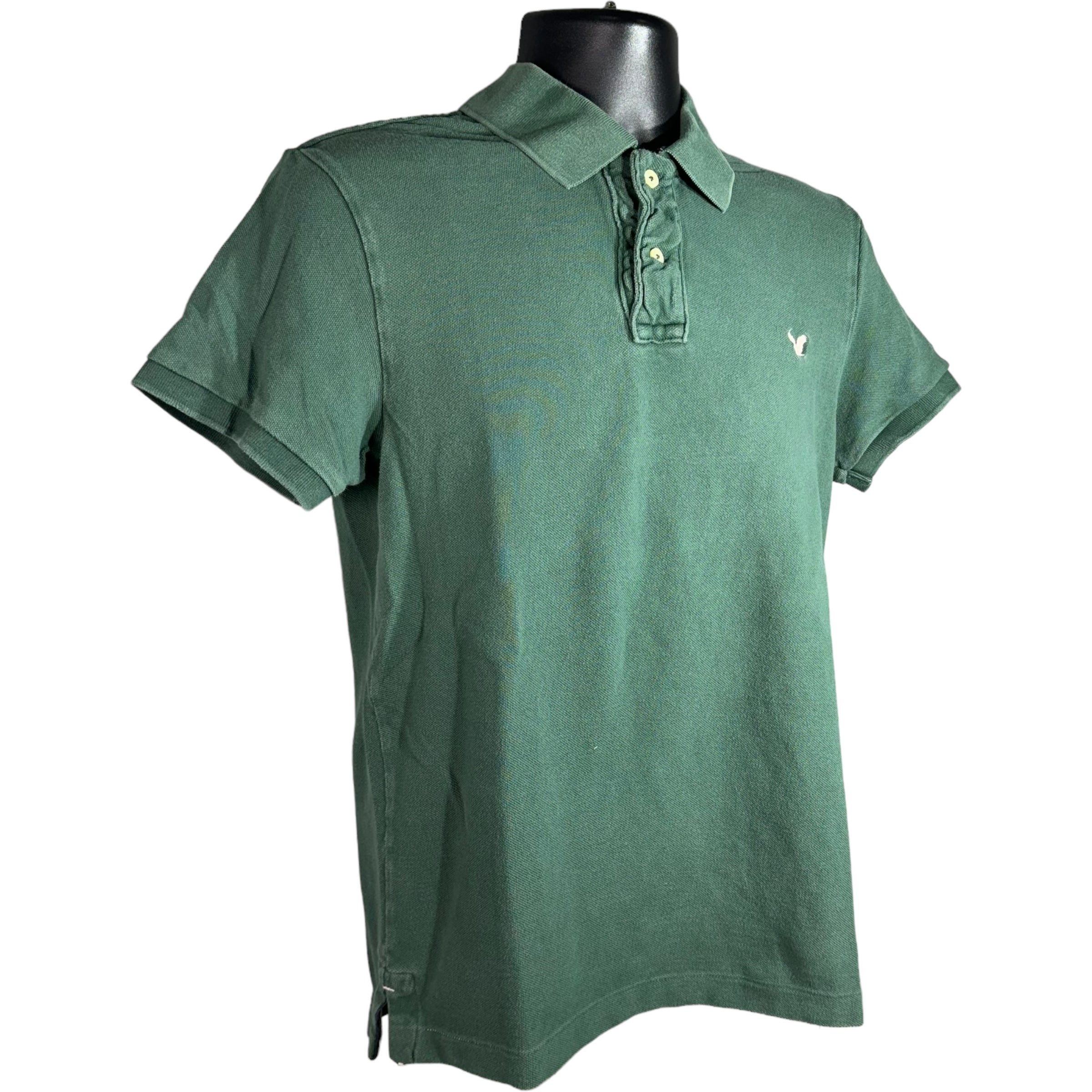 Collection of American Eagle Vintage Fit Short Sleeve Polo in a gallery layout