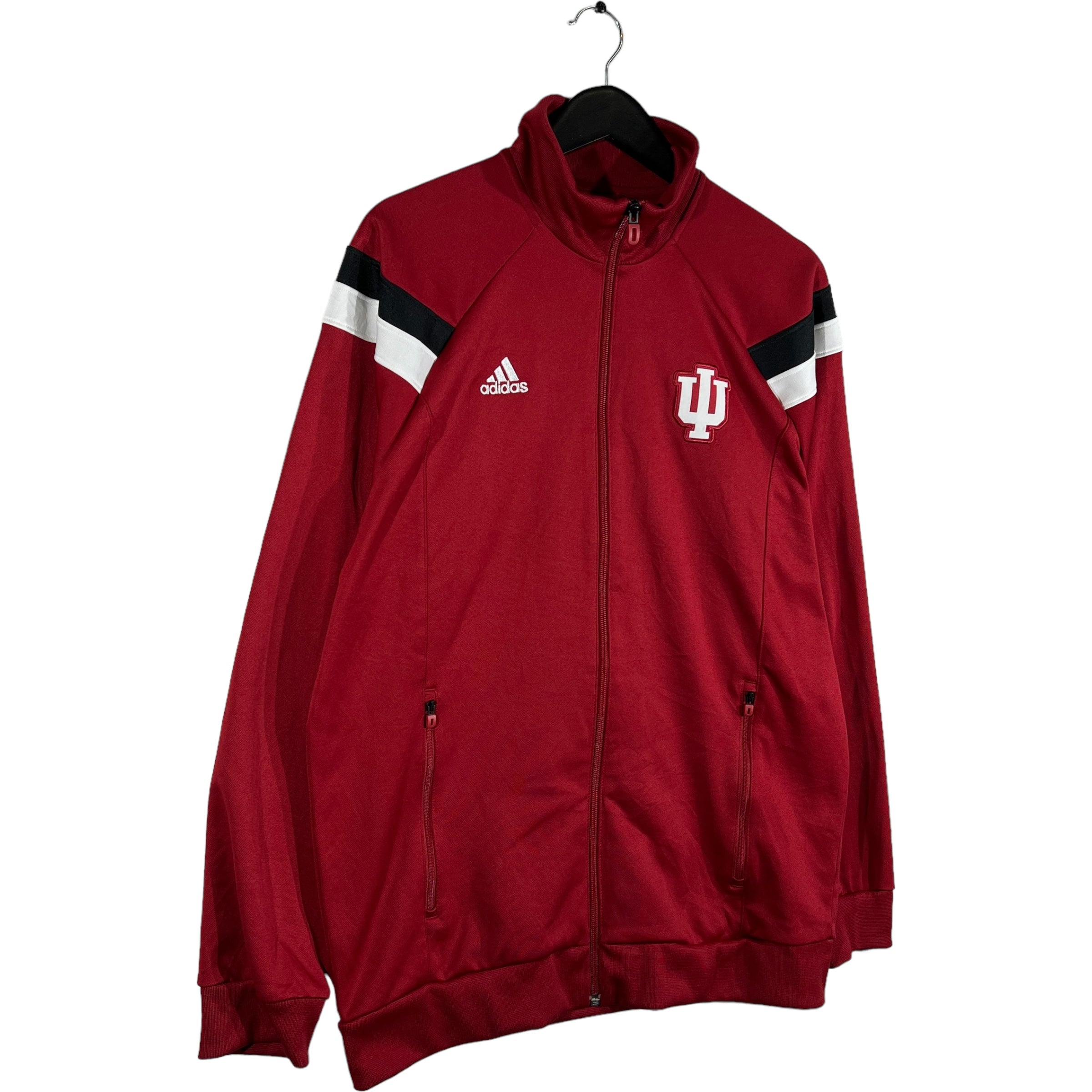 Collection of Adidas University Of Oklahoma Sooners Full Zip Track Jacket in a gallery layout