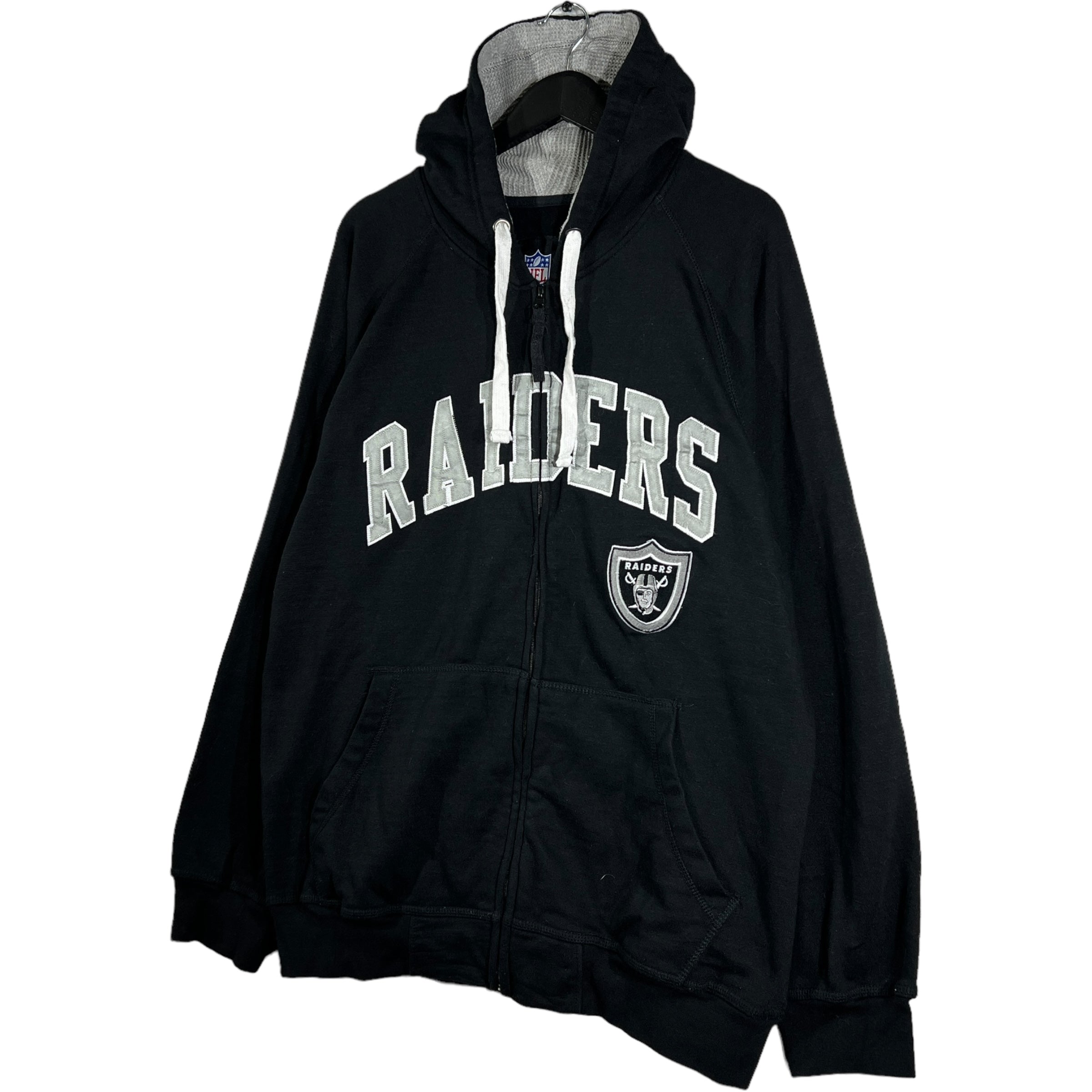 Collection of Los Angeles Raiders Full Zip Hoodie in a gallery layout