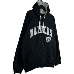 Collection of Los Angeles Raiders Full Zip Hoodie in a gallery layout