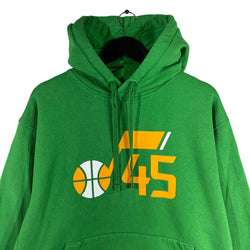 Collection of Utah Jazz St. Patricks Day #45 Mitchell Hoodie in a gallery layout