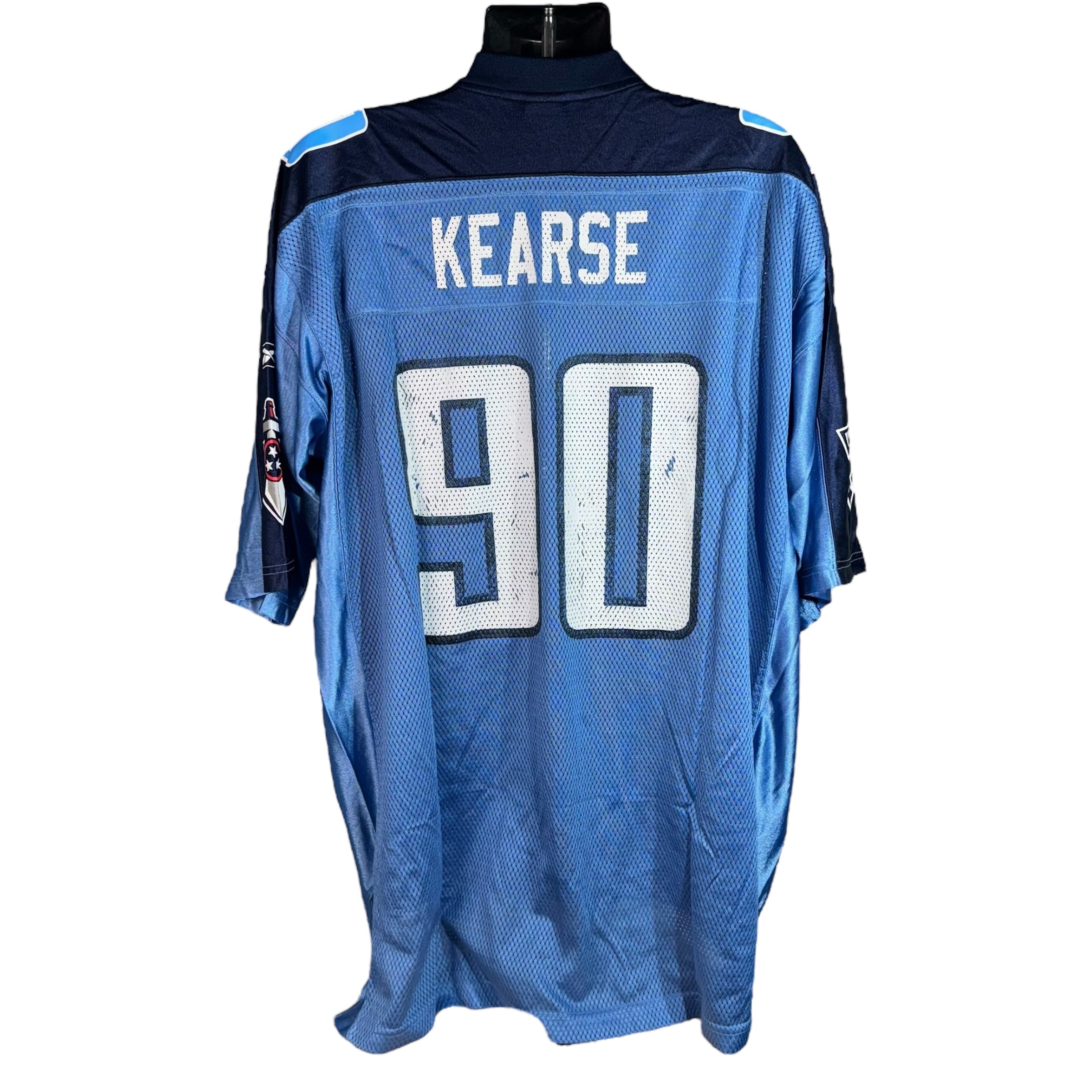 Collection of Reebok Tennessee Titan #90 Jevon Kearse Jersey in a gallery layout