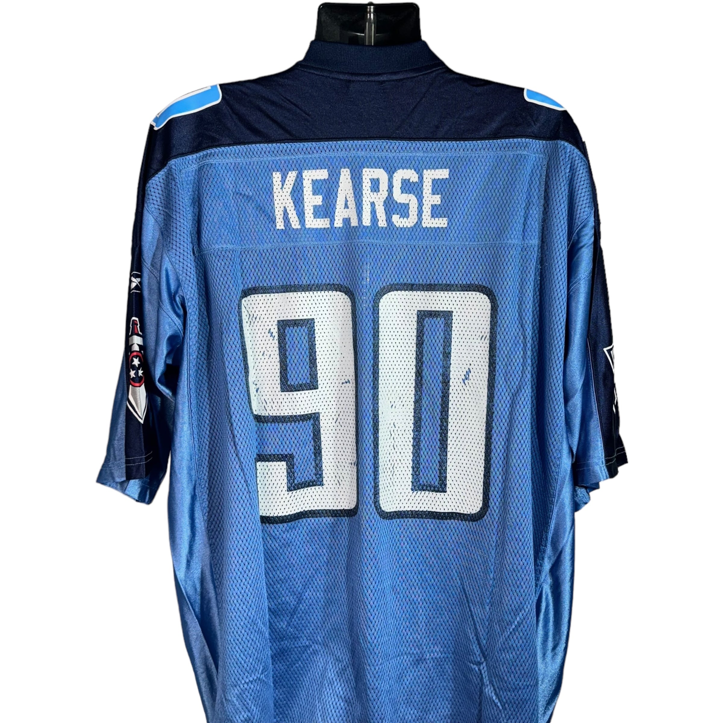 Collection of Reebok Tennessee Titan #90 Jevon Kearse Jersey in a gallery layout
