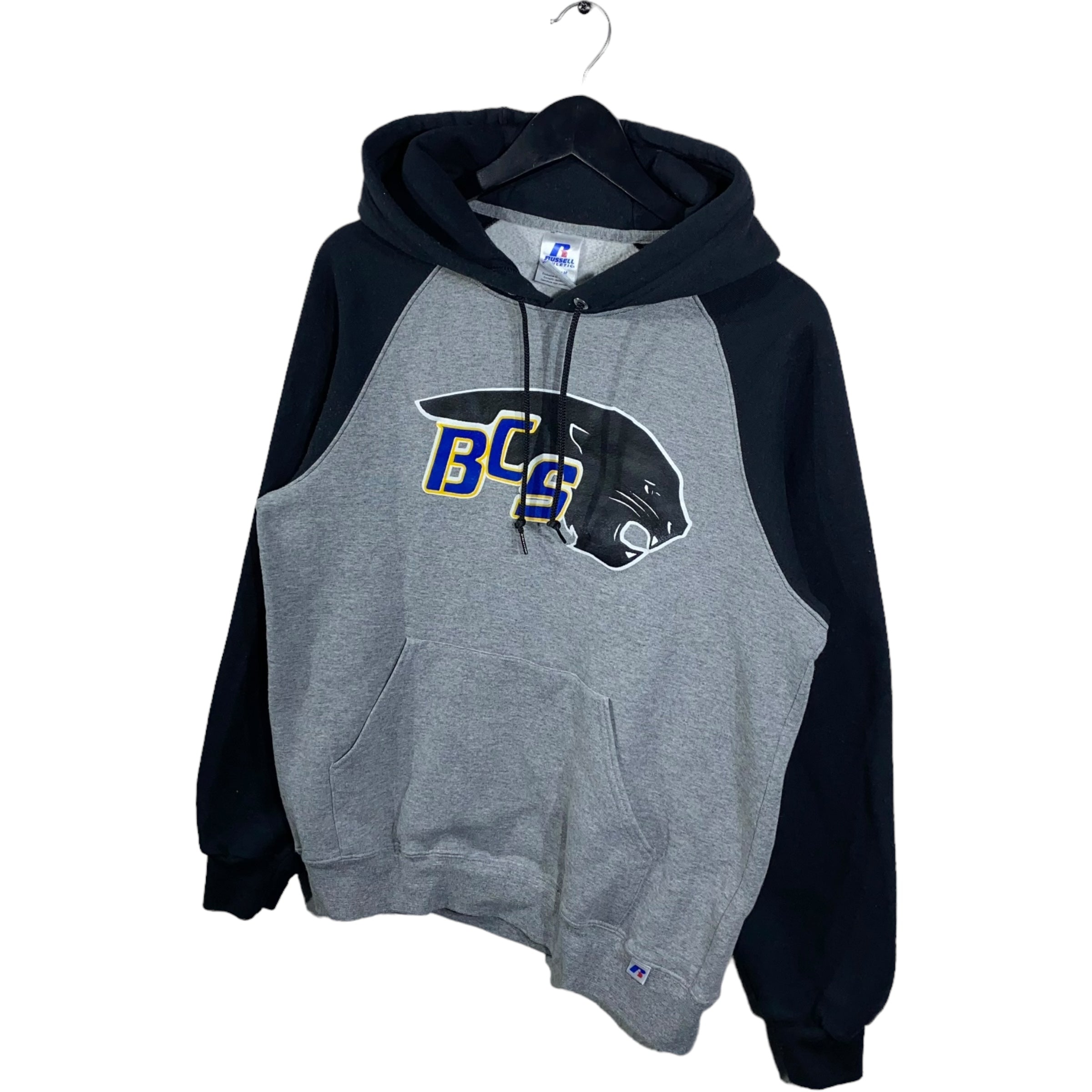 Collection of Vintage BCS Russell Athletic Hoodie in a gallery layout