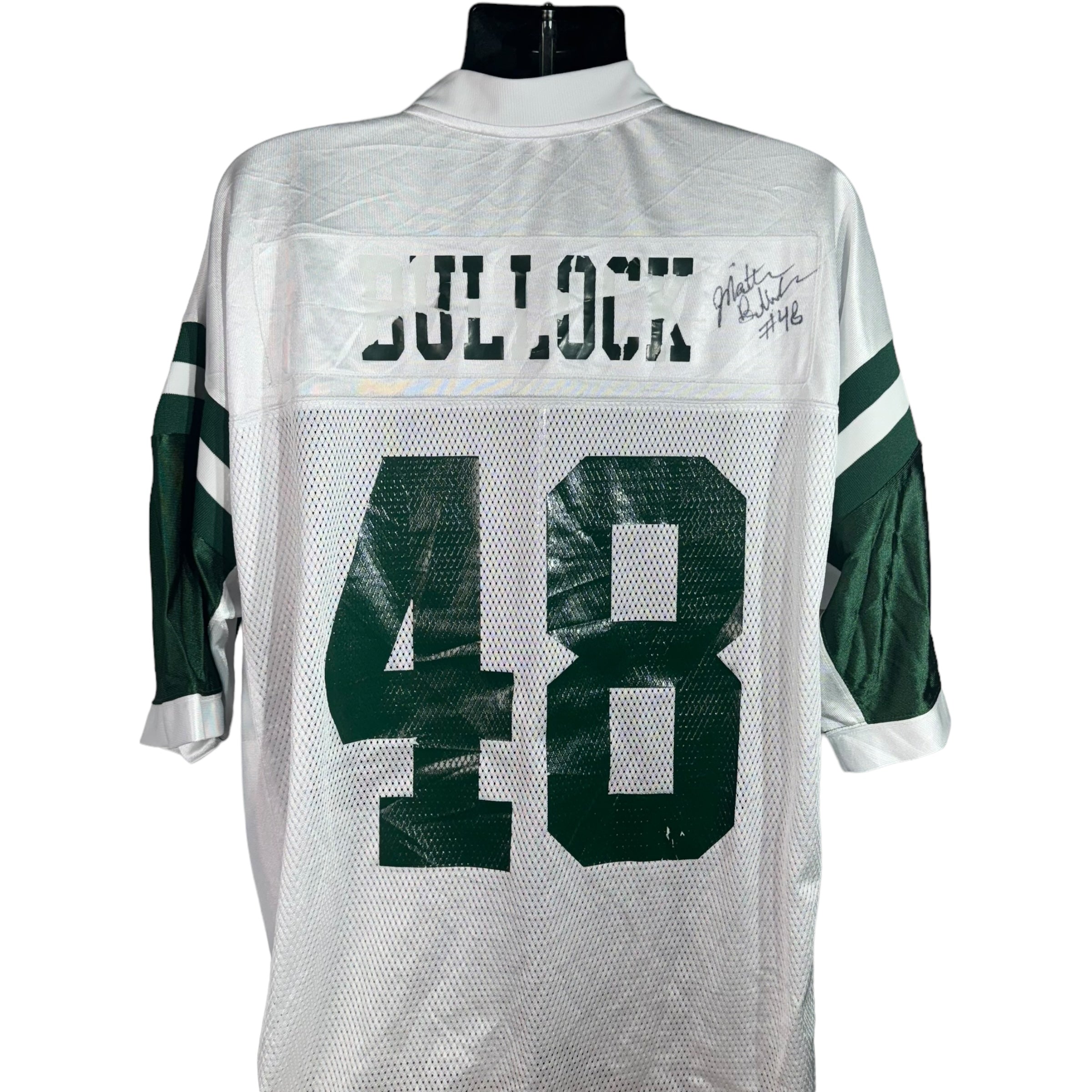 Collection of NFL New York Jets #48 Matt Bullock Signed Jersey in a gallery layout