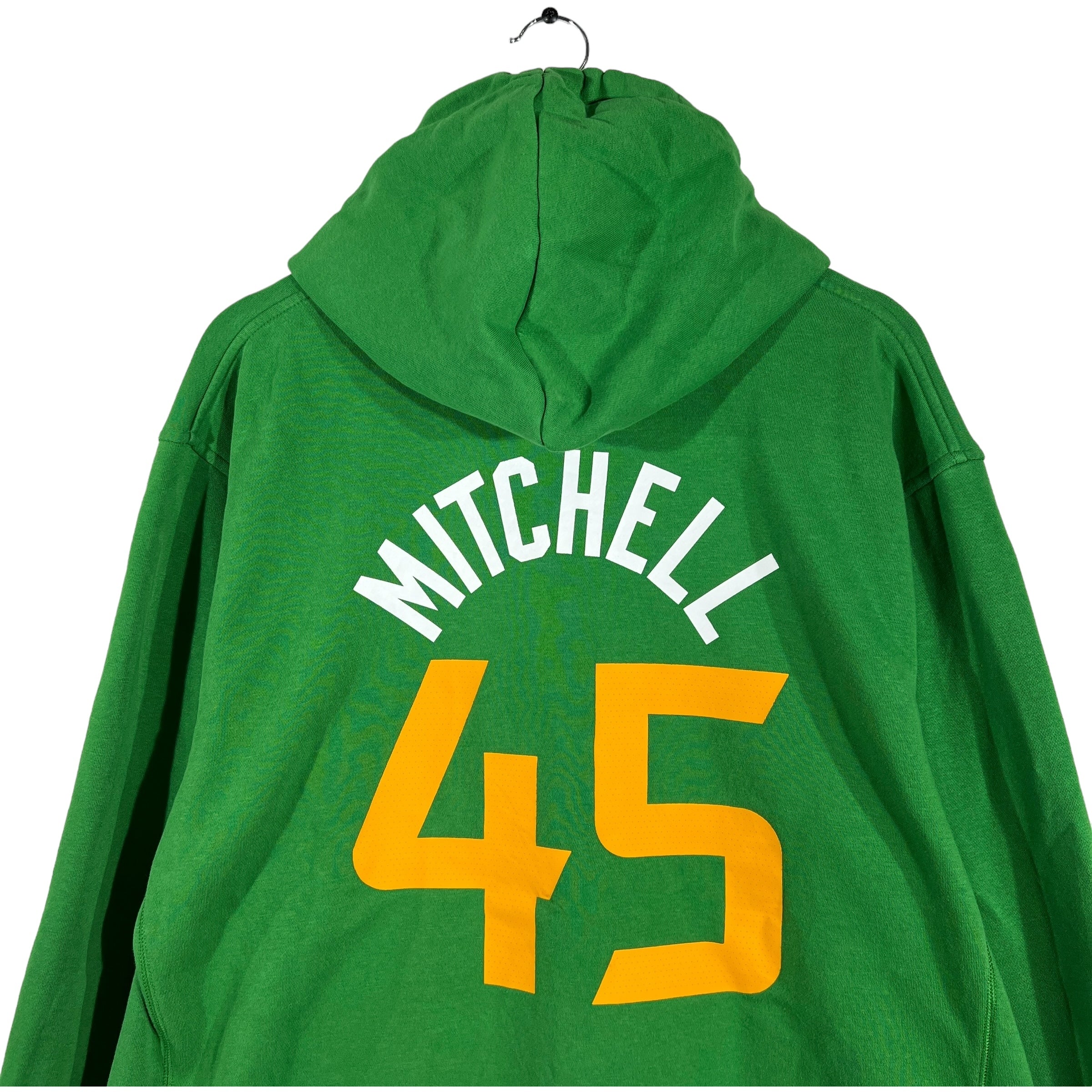 Collection of Utah Jazz St. Patricks Day #45 Mitchell Hoodie in a gallery layout