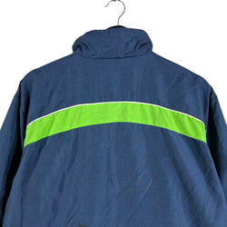 Collection of Vintage NFL Seattle Sea Hawks Zip Up Jacket in a gallery layout