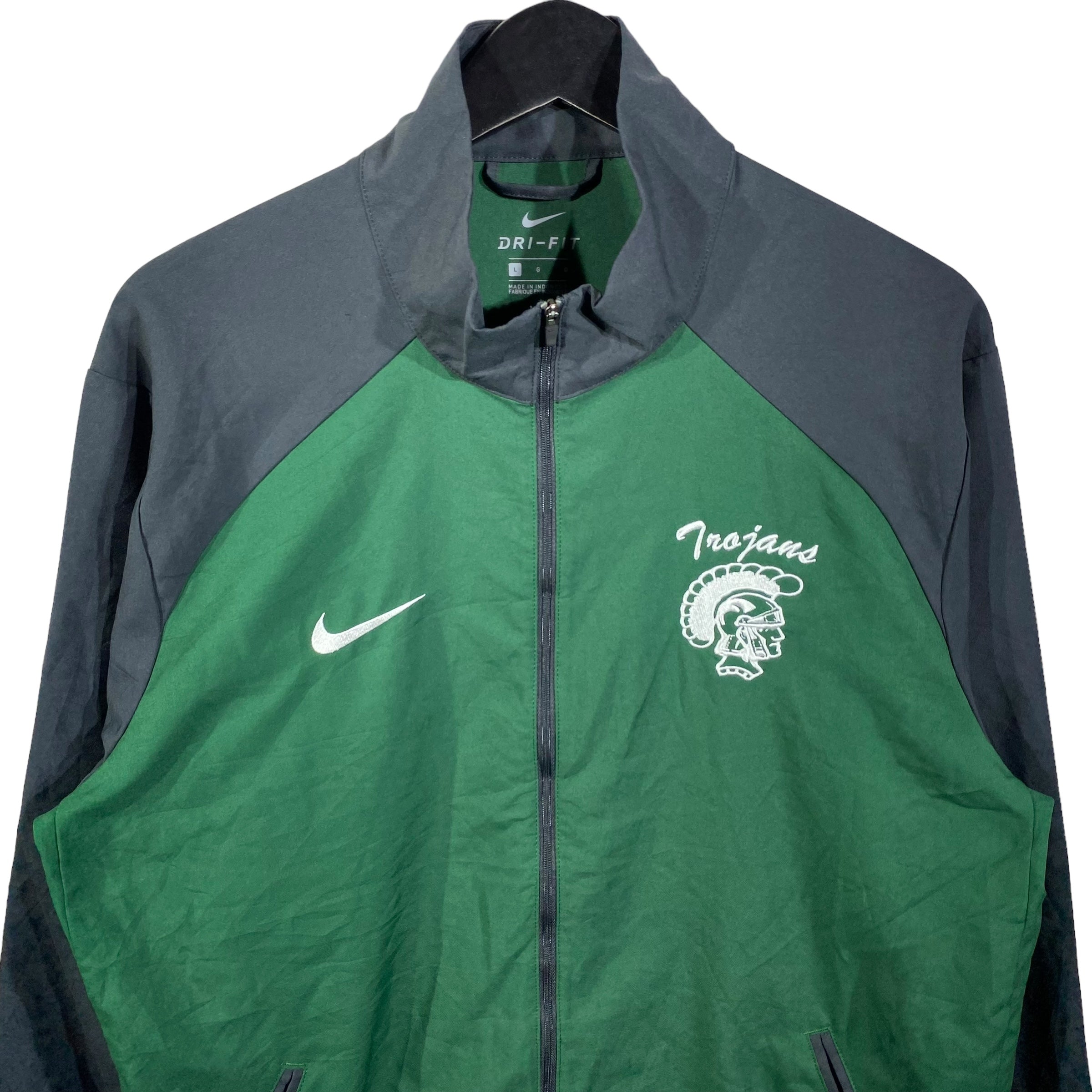 Collection of Nike "Trojans" Dri-Fit Full Zip Light Jacket in a gallery layout