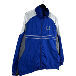 Collection of Reebok NFL Team Apparel Sports Illustrated Indianapolis Colts Full Zip Track Jacket in a gallery layout