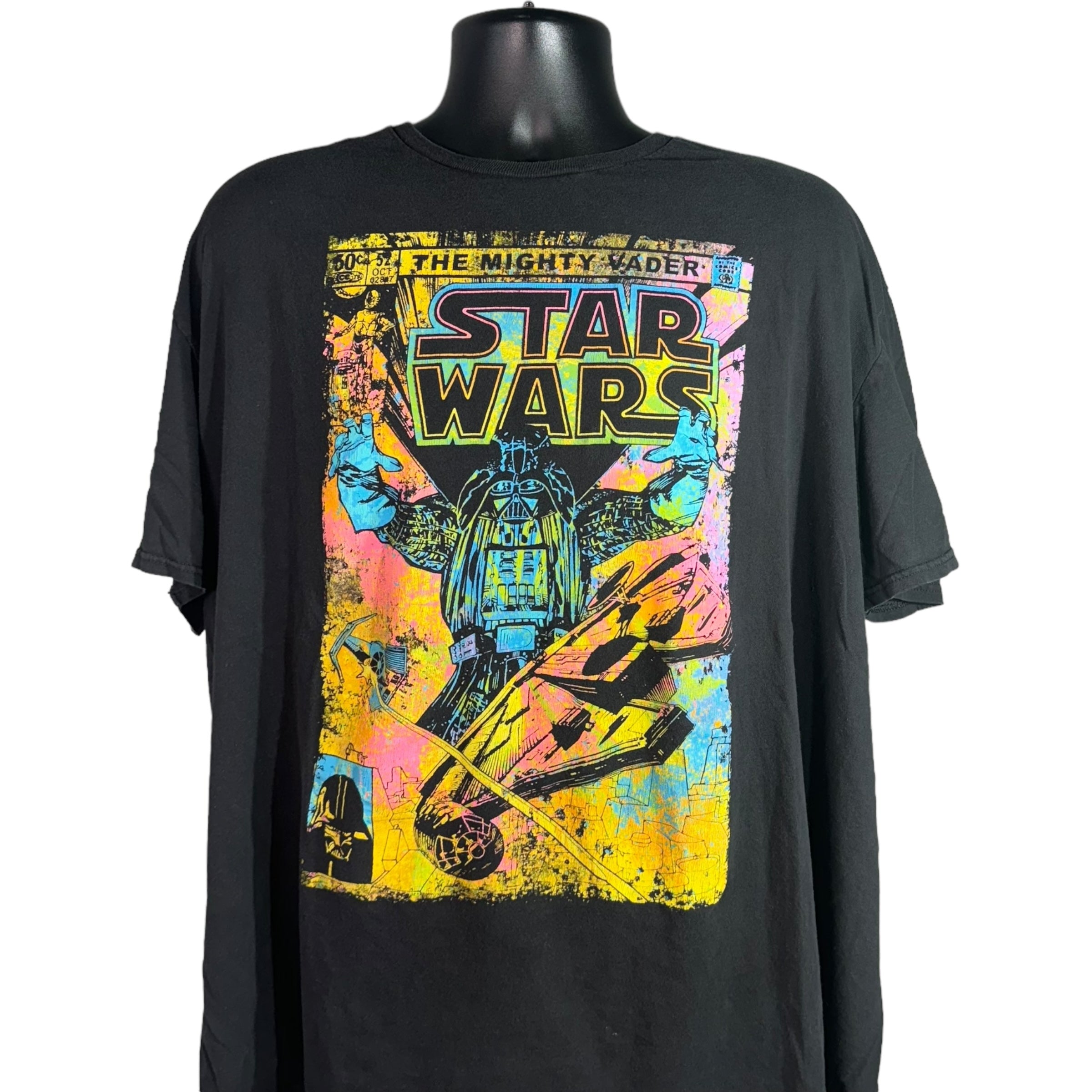 Collection of Star Wars The Mighty Vader Large Graphic Tee in a gallery layout