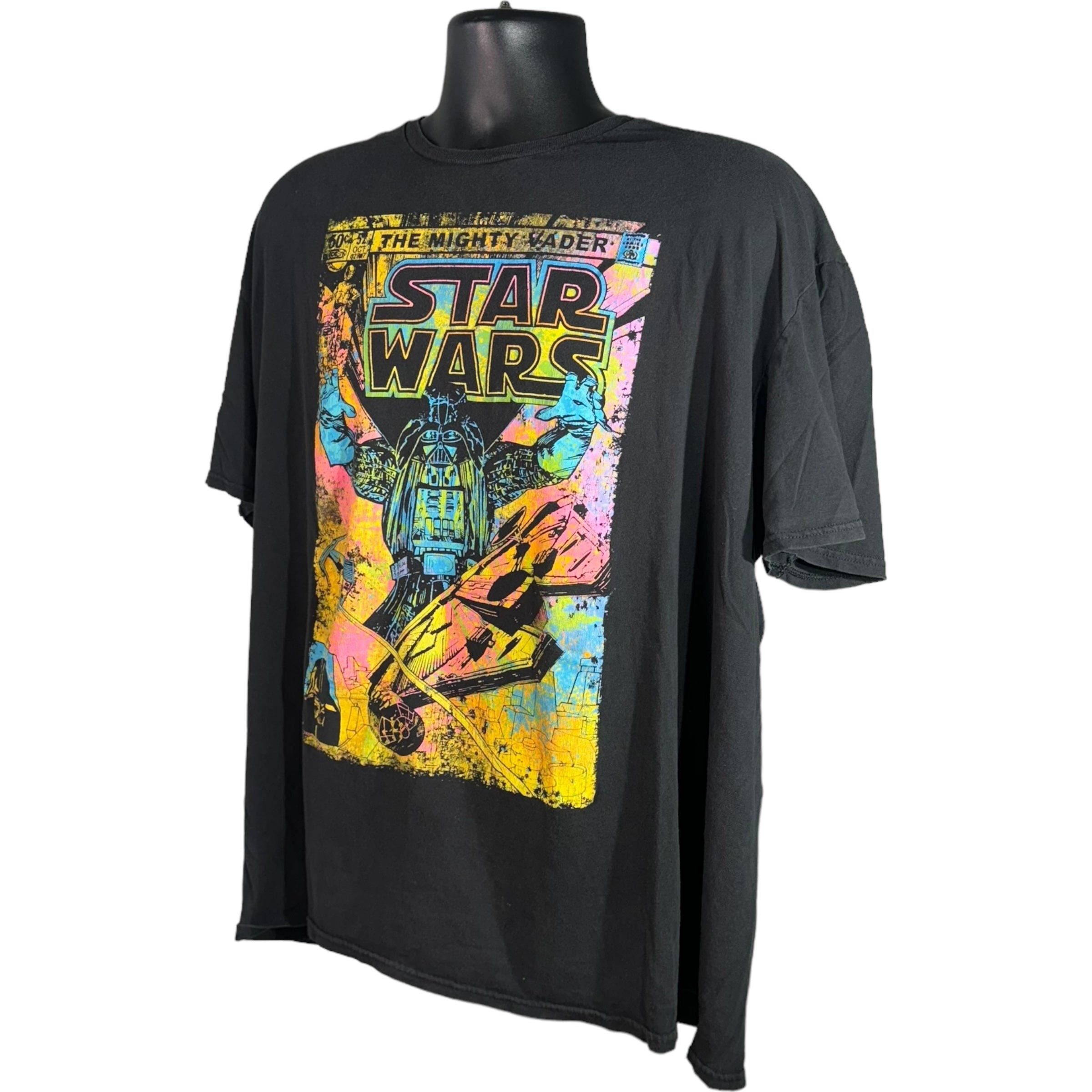 Collection of Star Wars The Mighty Vader Large Graphic Tee in a gallery layout