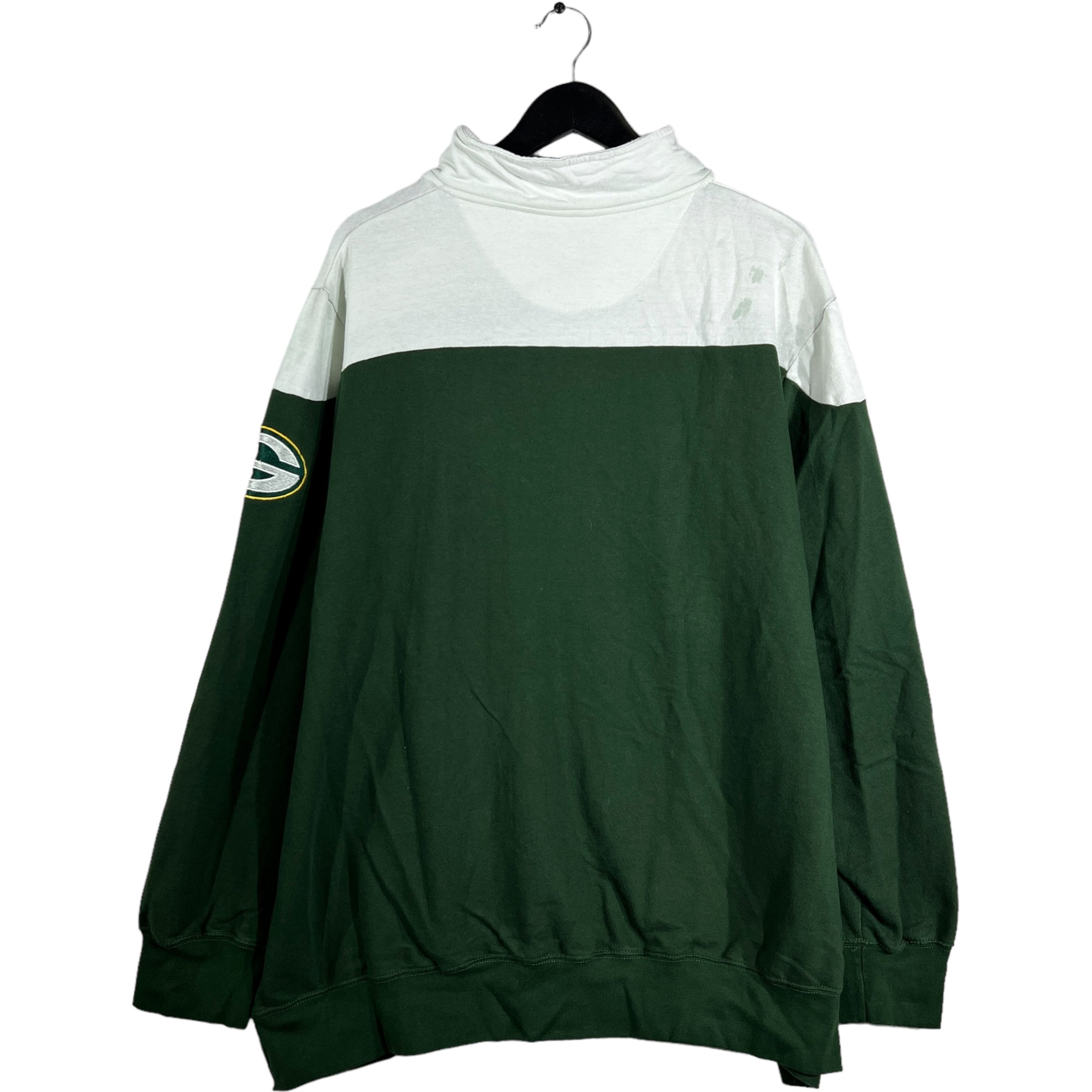 Collection of Green Bay Packers Quarter-Zip Crewneck in a gallery layout