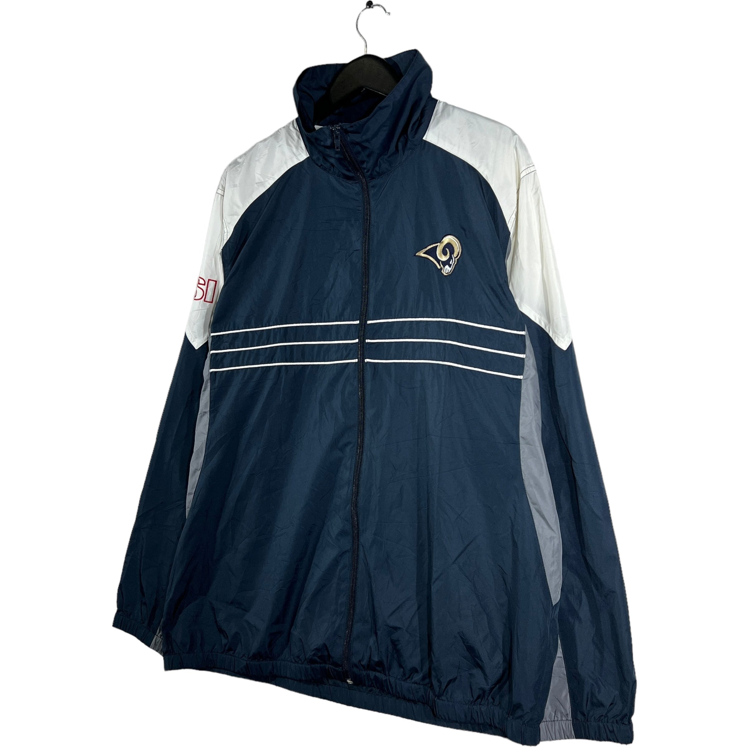 Collection of NFL St. Louis Rams Full Zip Jacket in a gallery layout