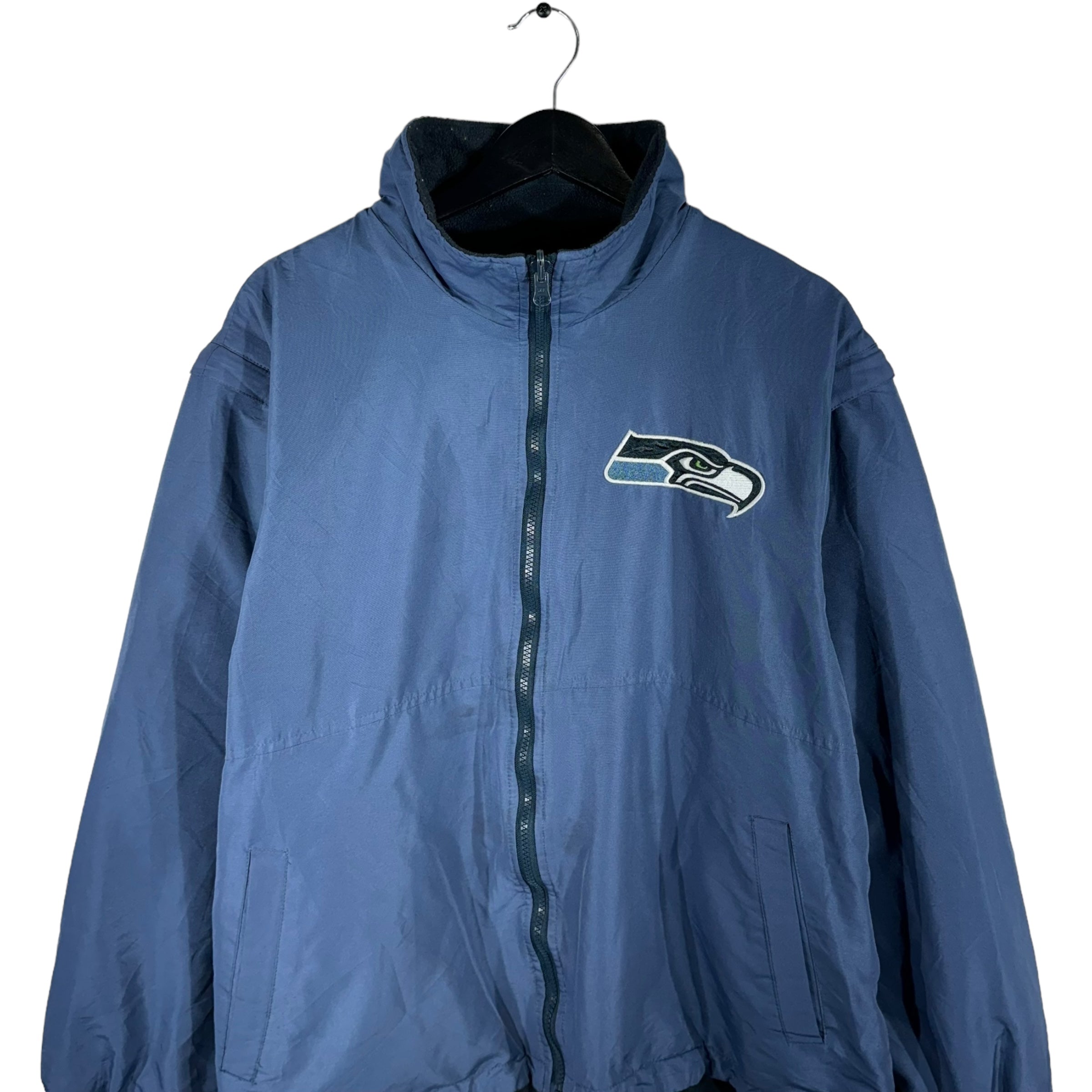 Collection of Seattle Seahawks Full Zip Jacket in a gallery layout