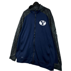 Collection of Nike Brigham Young University Track Jacket in a gallery layout