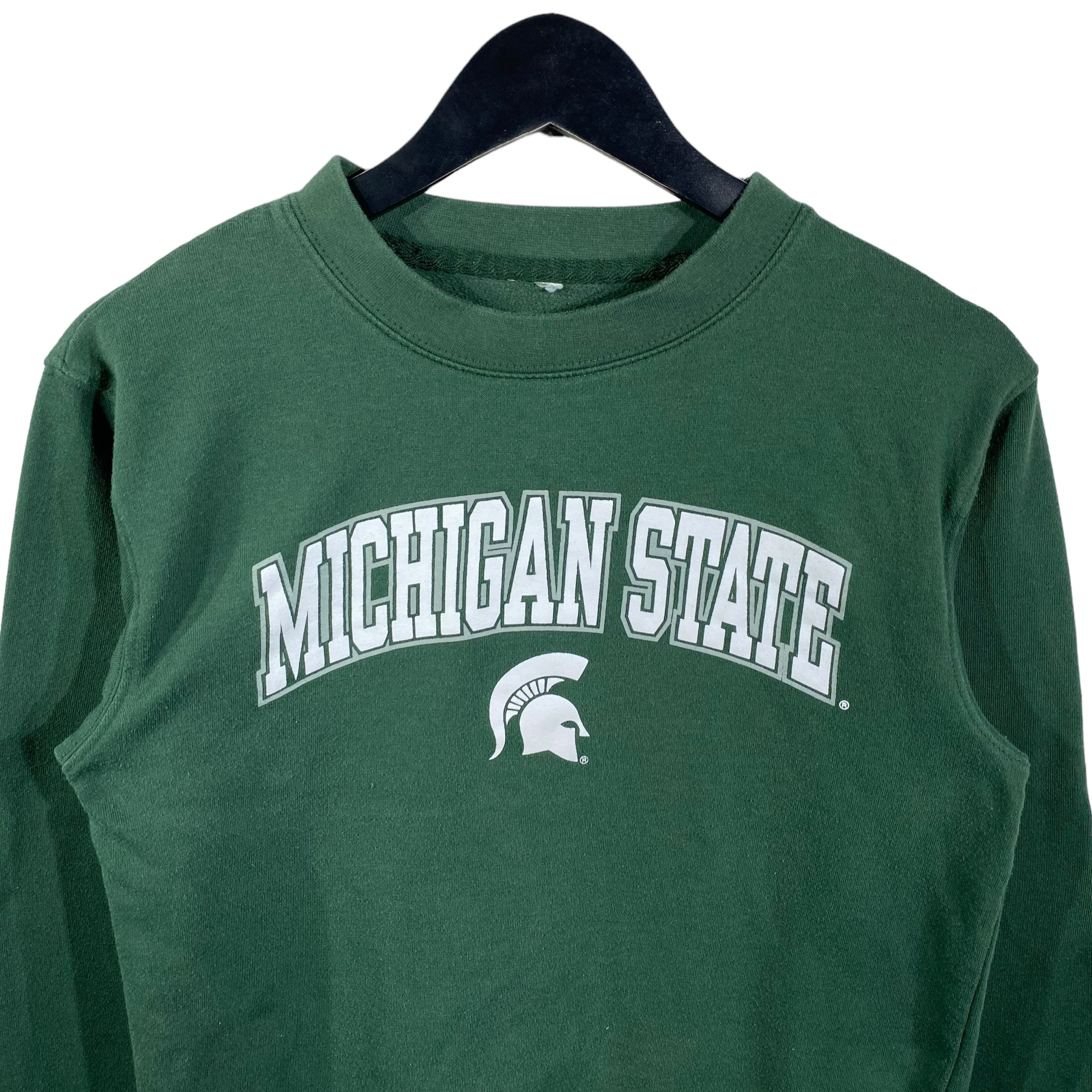 Collection of Vintage Michigan State Russell Athletic Crewneck in a gallery layout