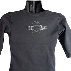 Collection of Women's Harley Davidson V-Neck Tee 2005 in a gallery layout