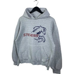 Collection of Russell Athletic Stevens Mustangs Hoodie in a gallery layout