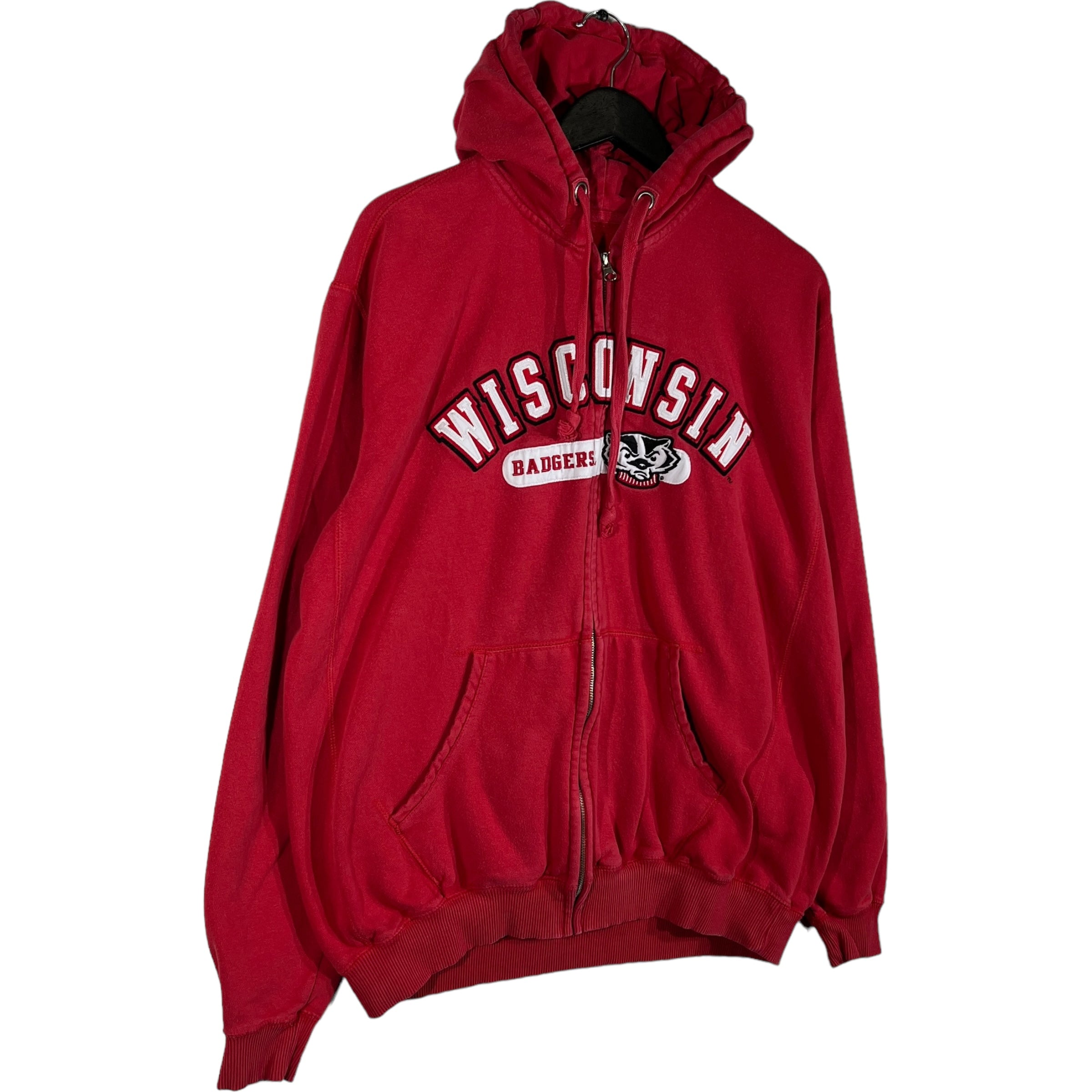 Collection of American Classic University Of Wisconsin Badgers Hoodie in a gallery layout