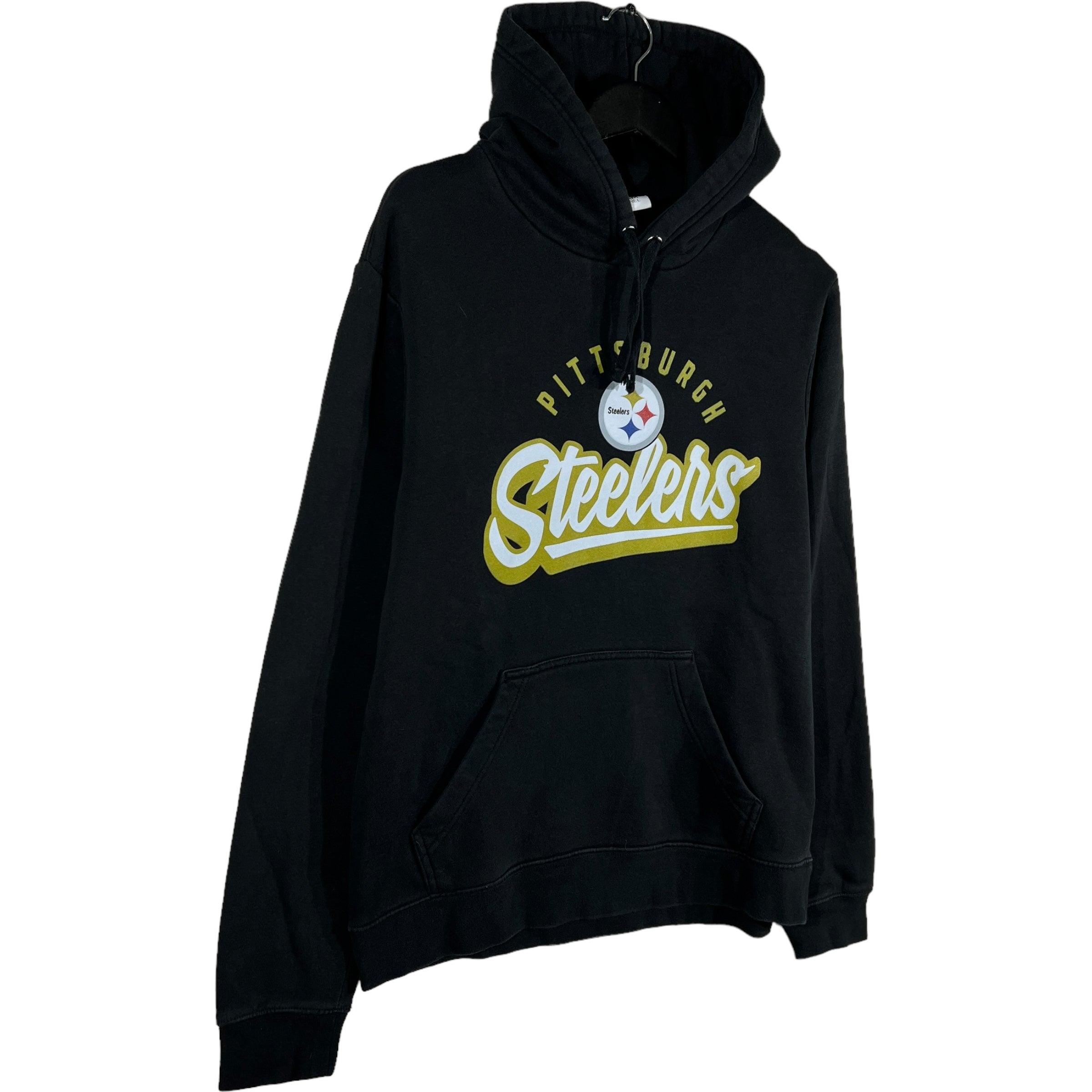 Collection of Pittsburgh Steelers Logo Hoodie in a gallery layout