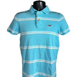 Collection of Hollister Stripe Short Sleeve Polo in a gallery layout