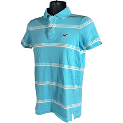 Collection of Hollister Stripe Short Sleeve Polo in a gallery layout