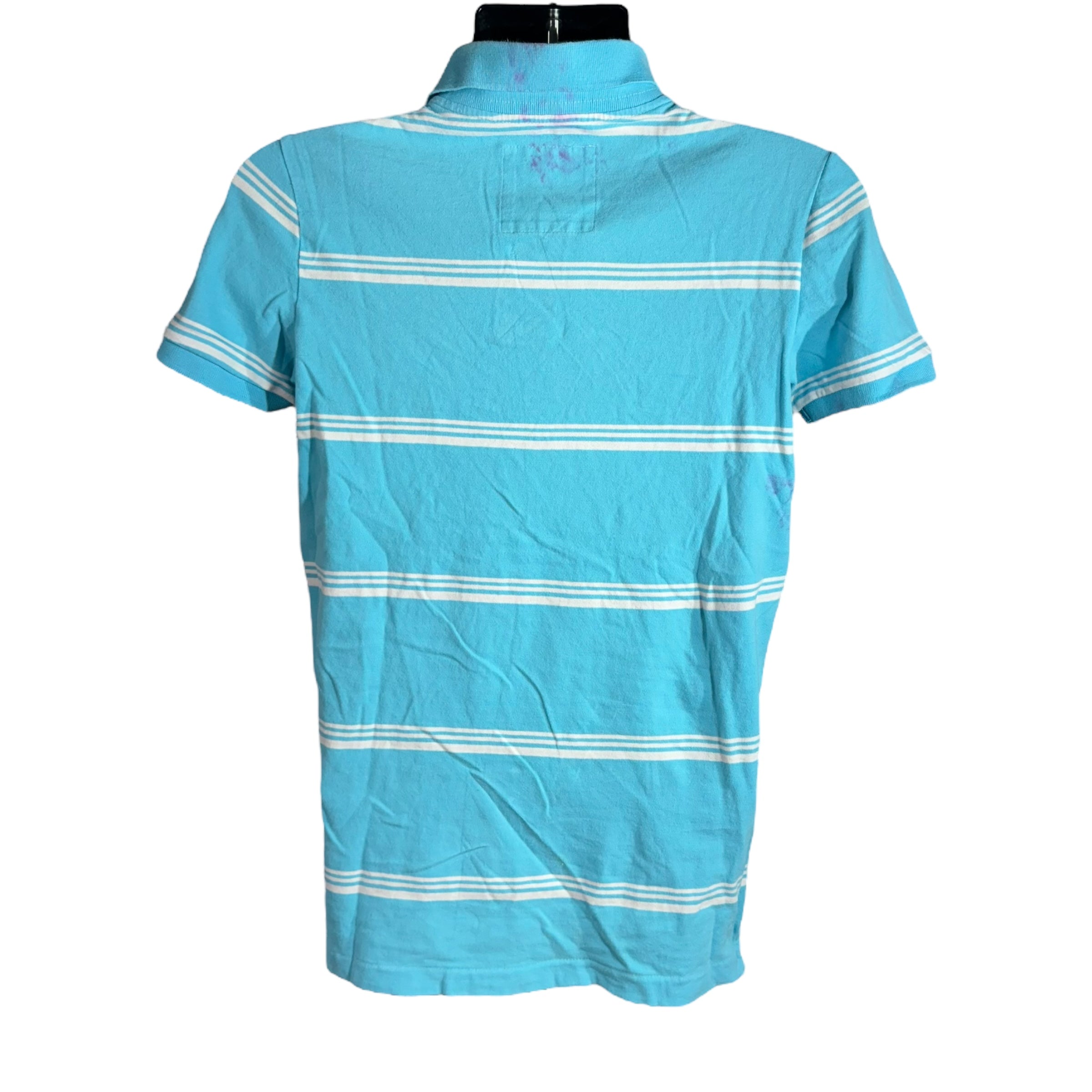 Collection of Hollister Stripe Short Sleeve Polo in a gallery layout