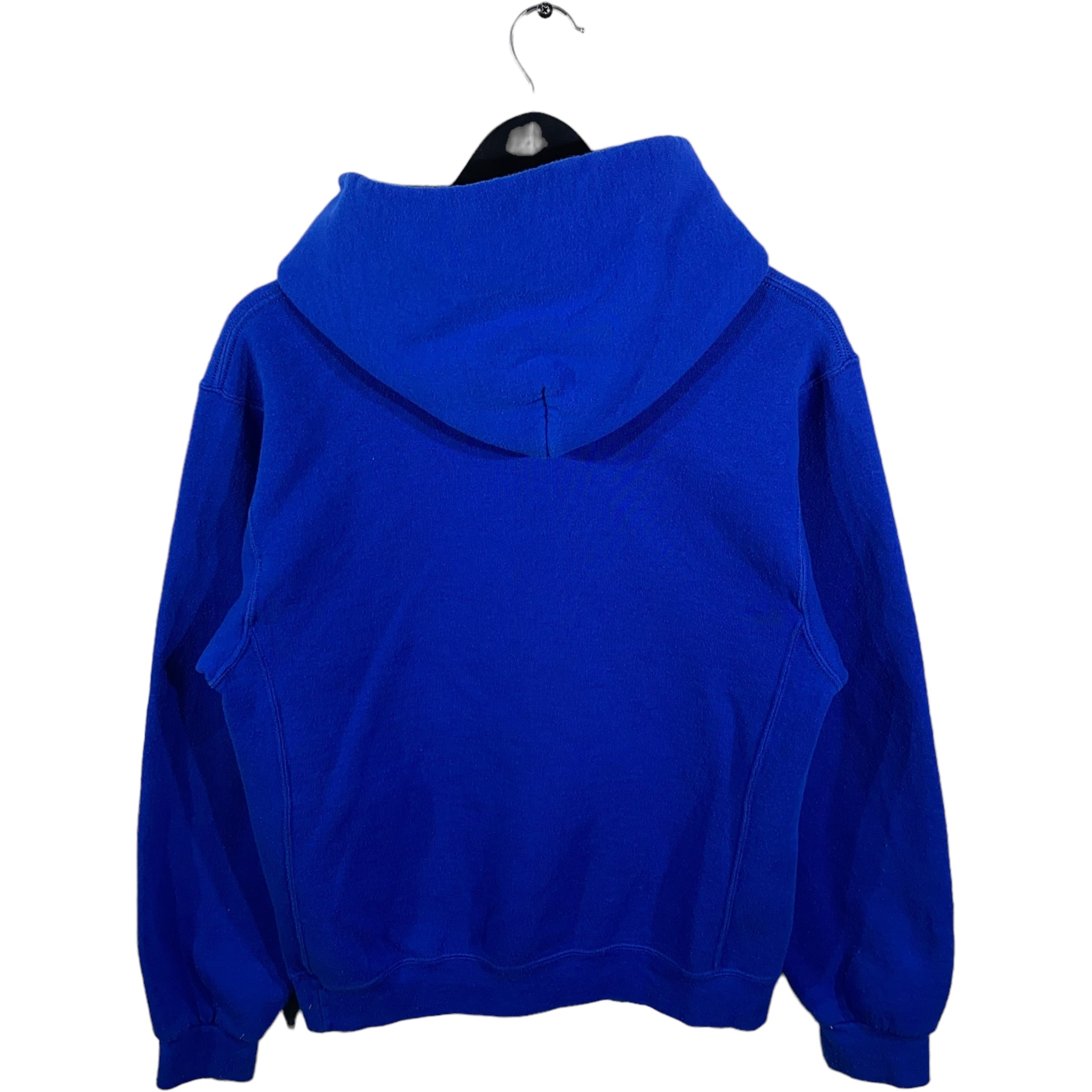 Collection of Vintage Royal Basketball Russell Athletic Hoodie in a gallery layout